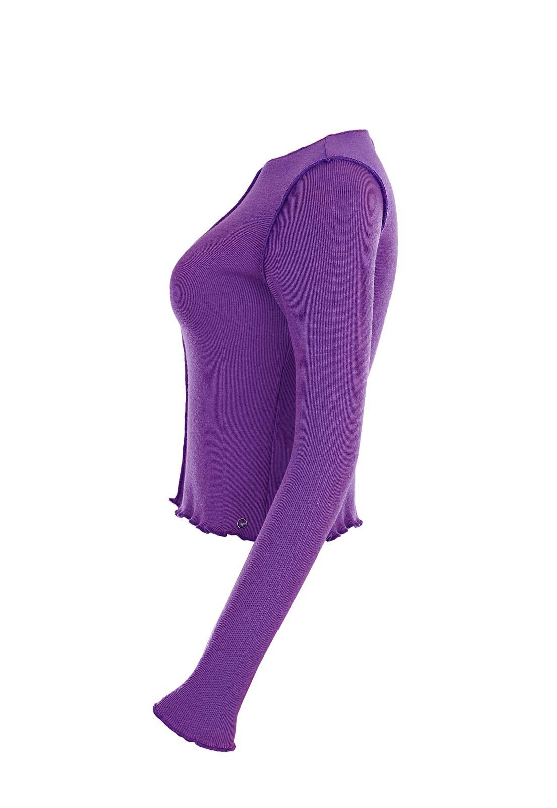 Polera Luna Regular Rulet Básica Morada Efesis-6