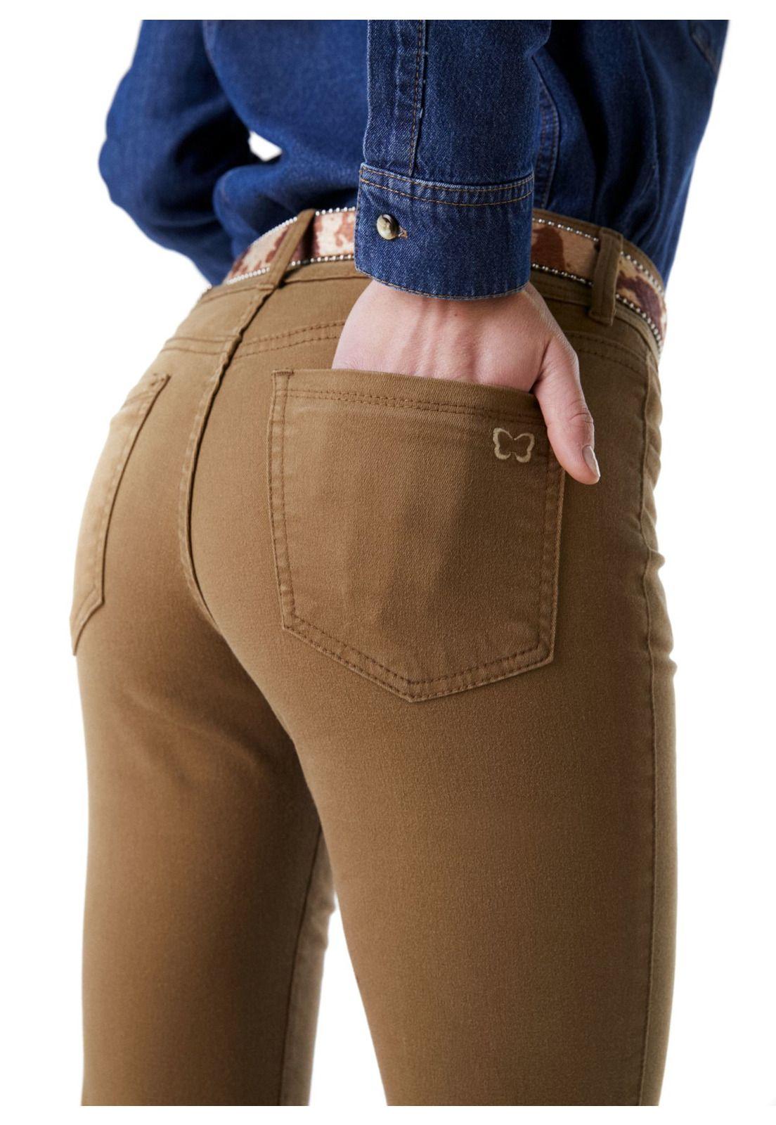 PANTALÓN CAPUCHINO FLARE ALFORZAS CAFÉ EFESIS-4
