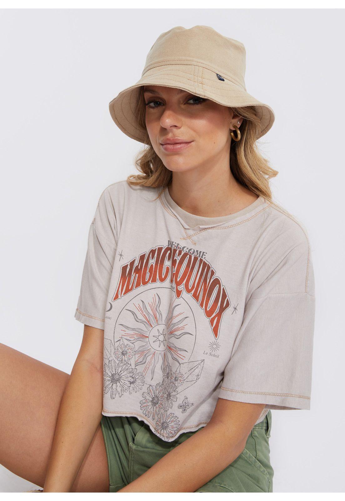 Polera Saiko Crop con Estampado Beige Efesis-2