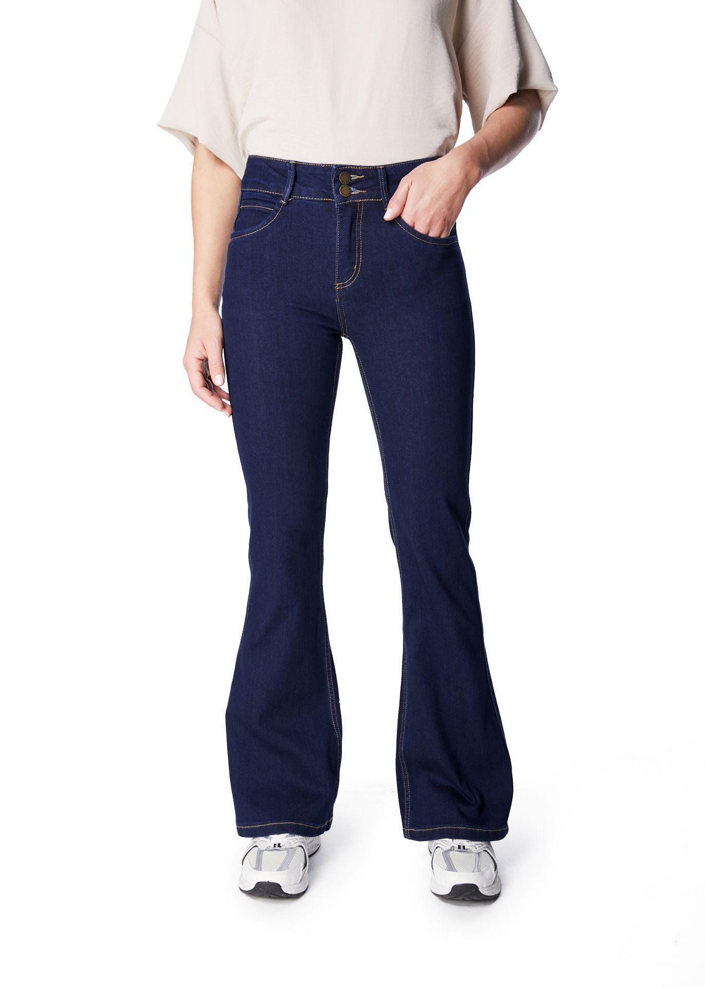 JEANS FLO FLARE AZUL OSCURO EFESIS-1