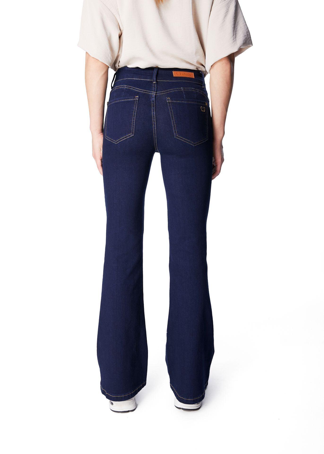 JEANS FLO FLARE AZUL OSCURO EFESIS-2
