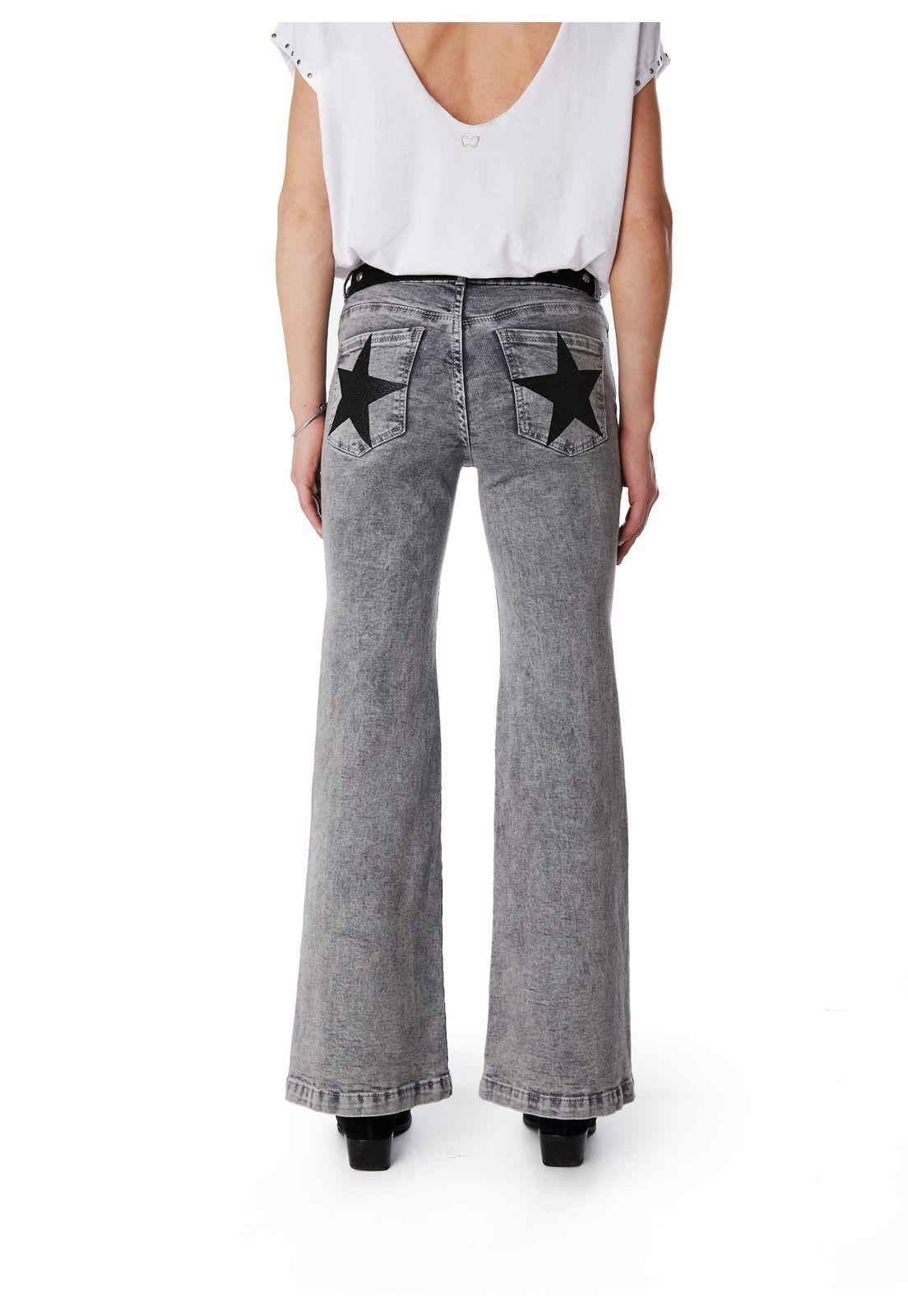 JEANS KENAI GRIS FLARE GRAVILLADO ESTRELLAS BOLSILLO EFESIS-3