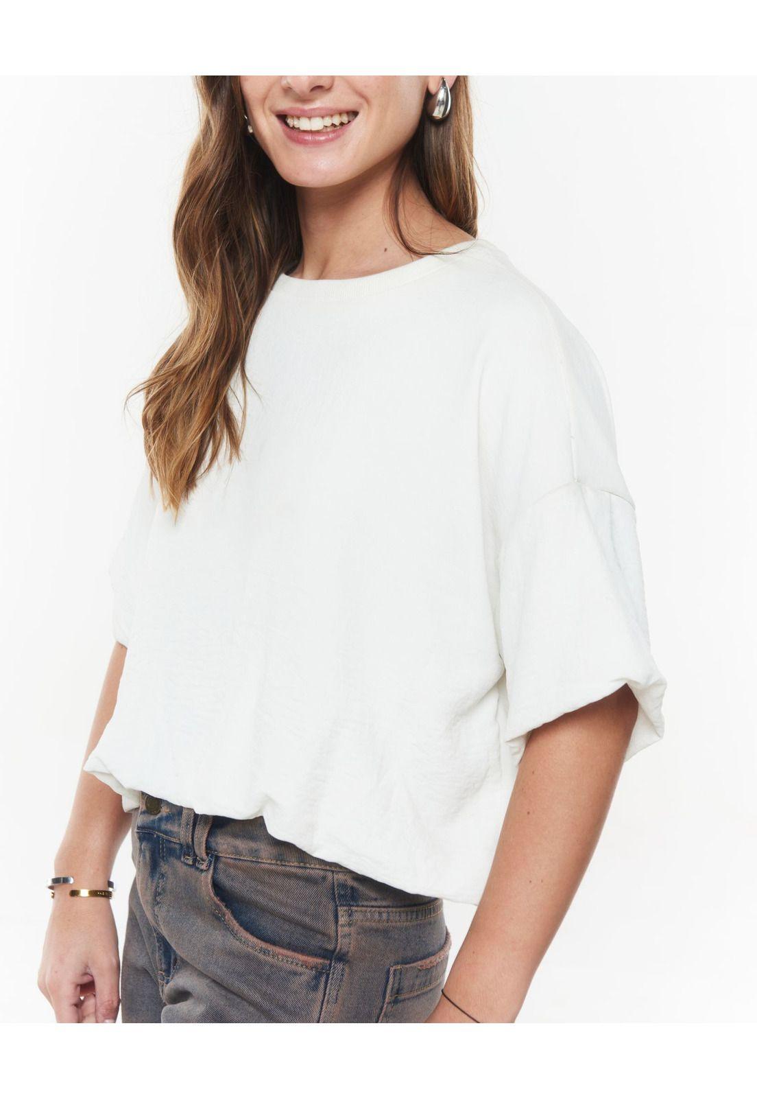 POLERA EBBE OVERSIZE GLOBO CRUDO EFESIS-5