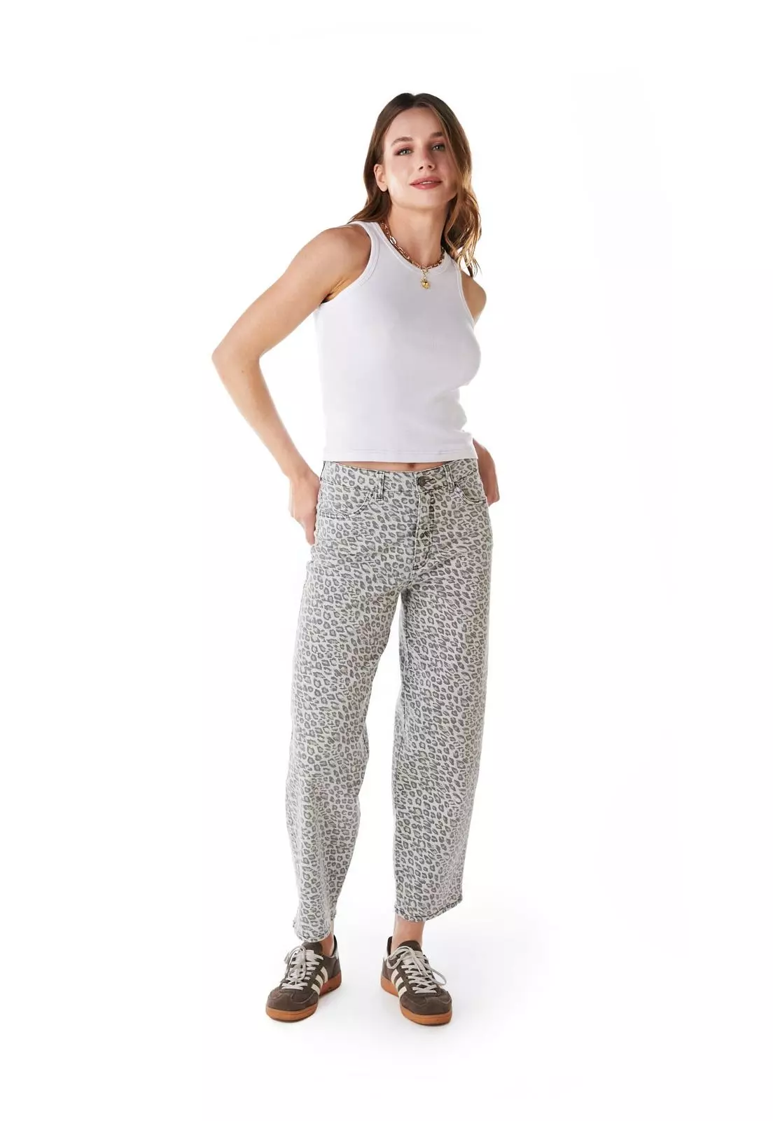PANTALON DITA BALLOON ANIMAL PRINT EFESIS-0