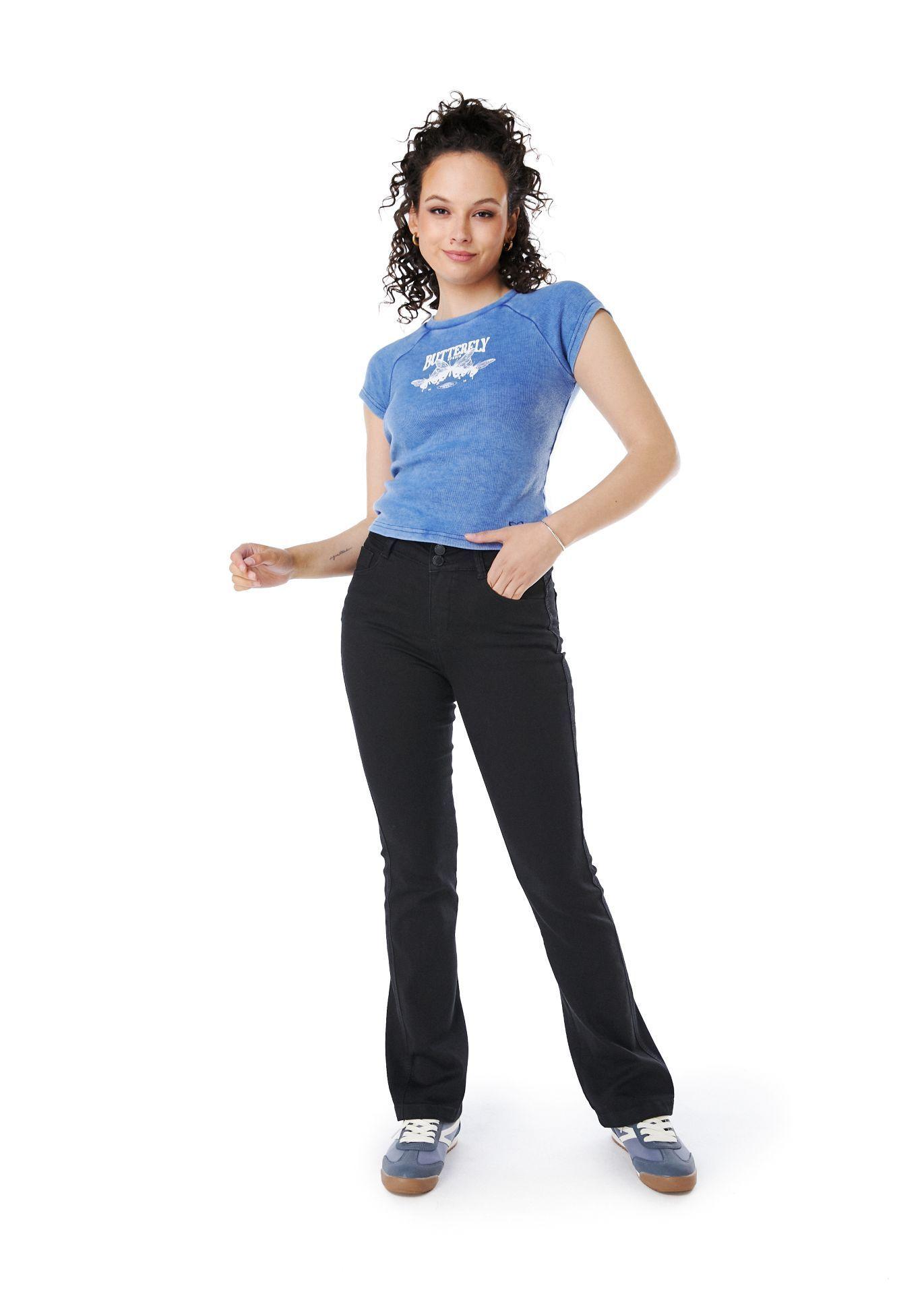 Jeans Emi Straight - Recto Negro Efesis-0