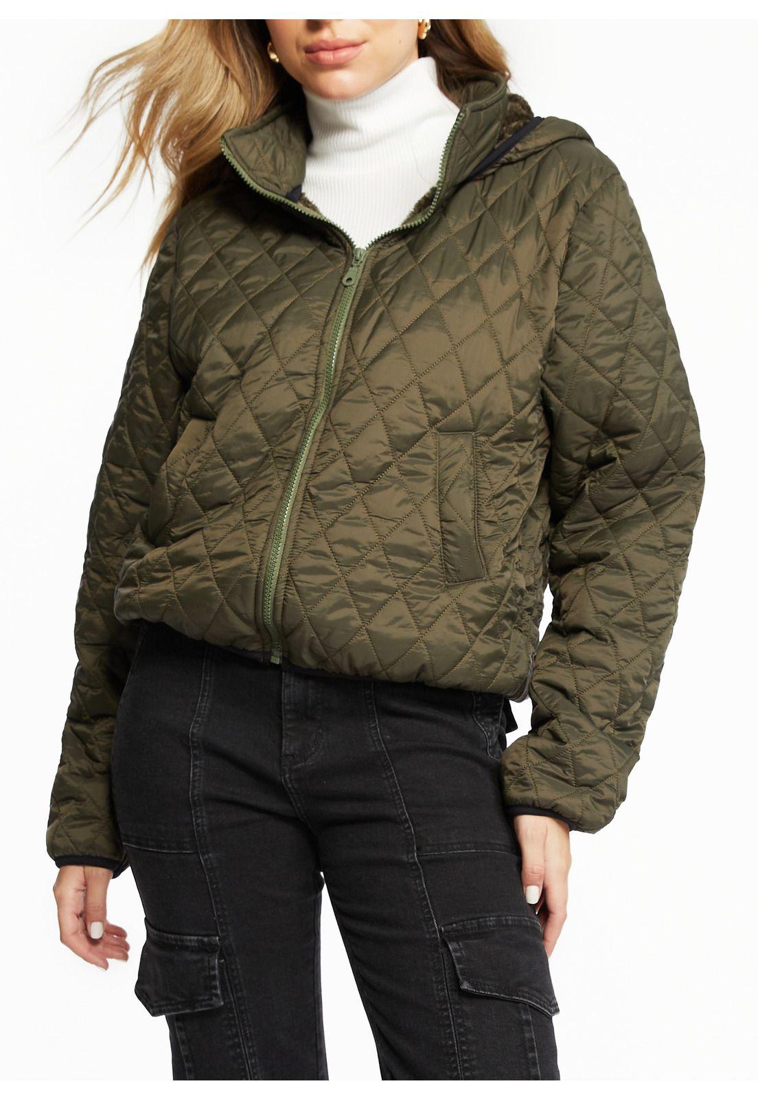 Parka Belisa Regular C/ Piel Interior Verde Efesis-0
