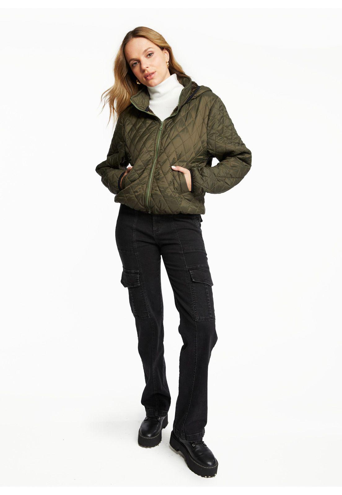 Parka Belisa Regular C/ Piel Interior Verde Efesis-2