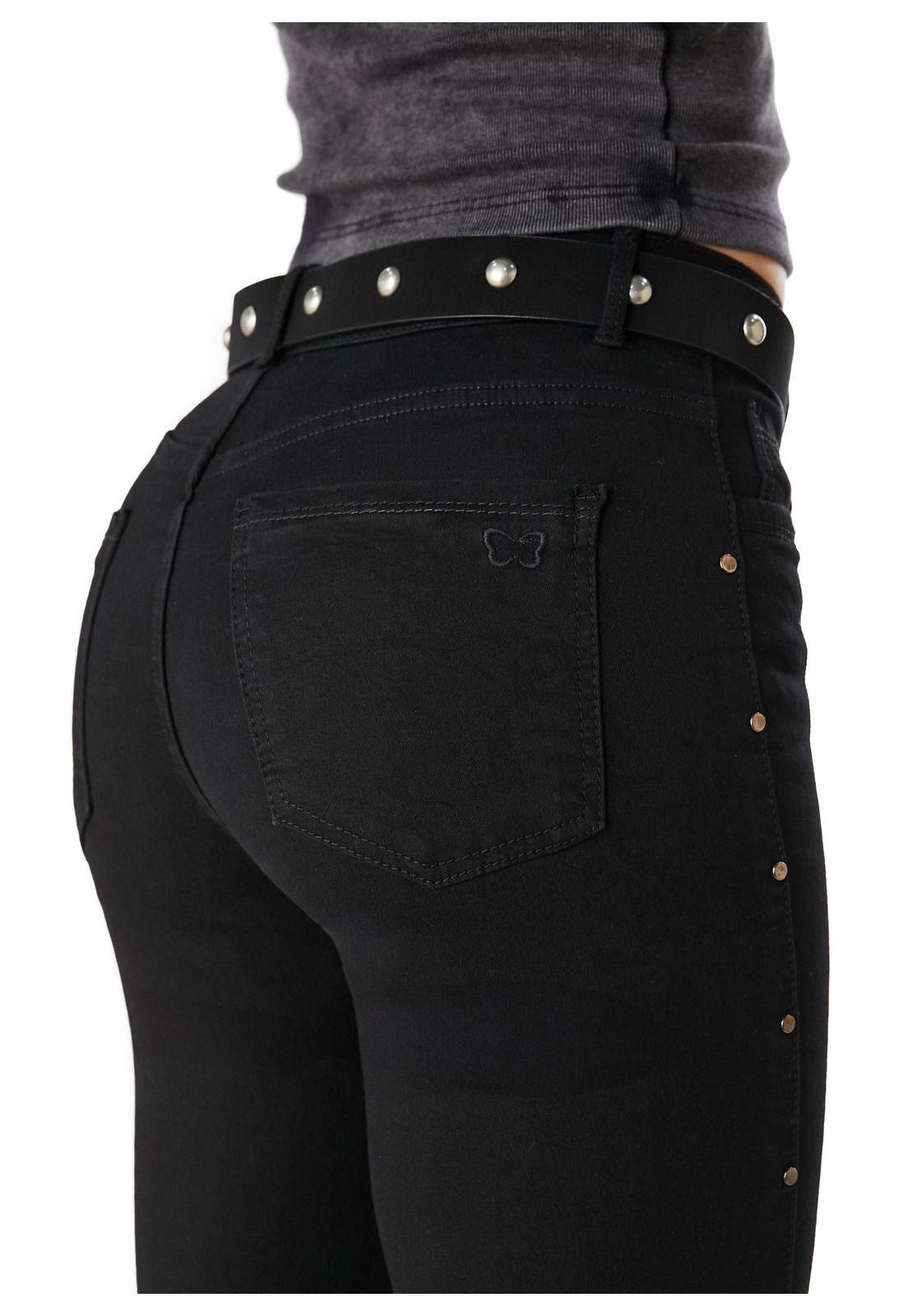 JEANS RUBRUN STRAIGHT - RECTO TACHAS EN COSTADO NEGRO EFESIS-4