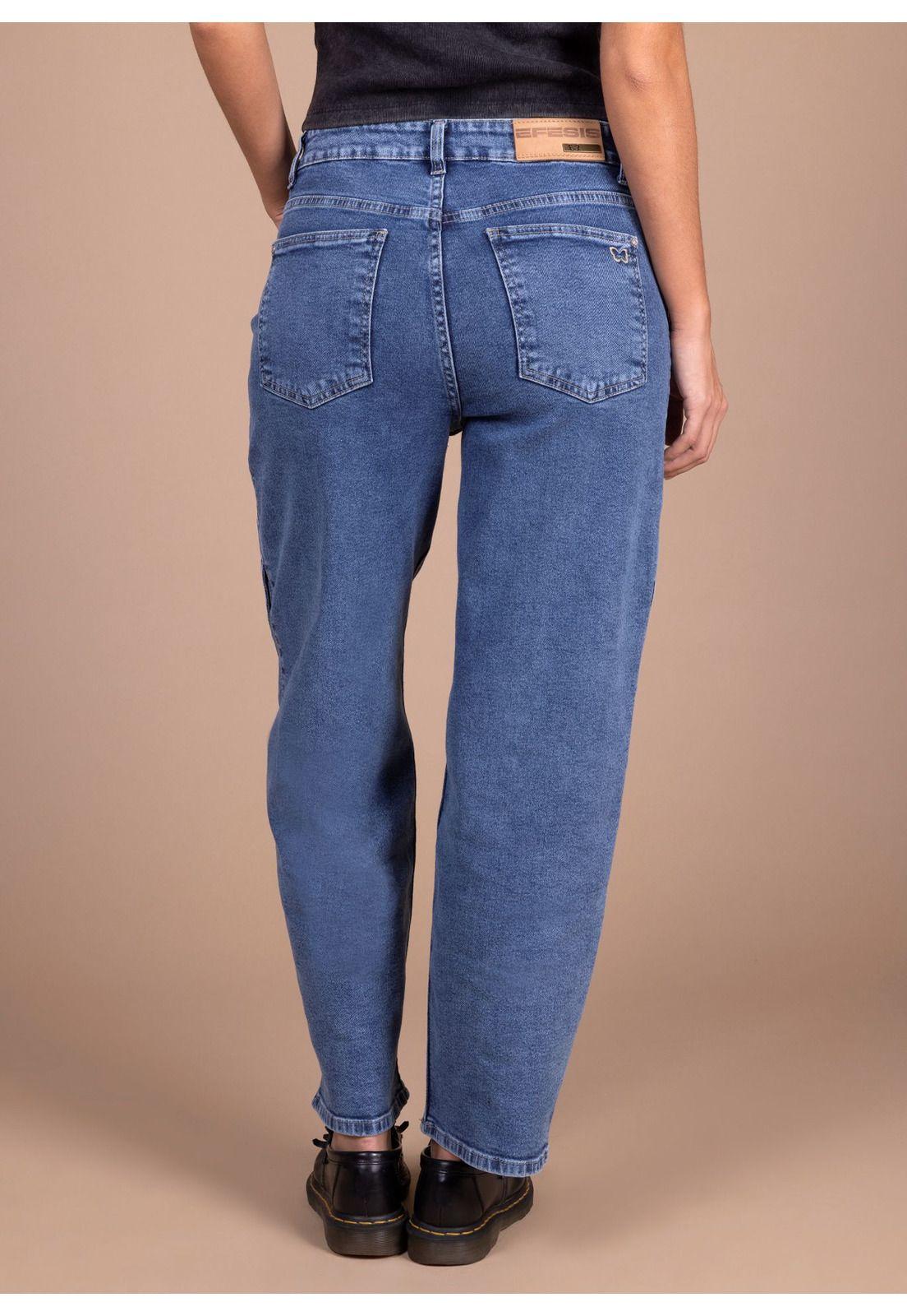 JEANS RIGEL BALLOON ALFORZA CON OJETILLOS AZUL EFESIS-4