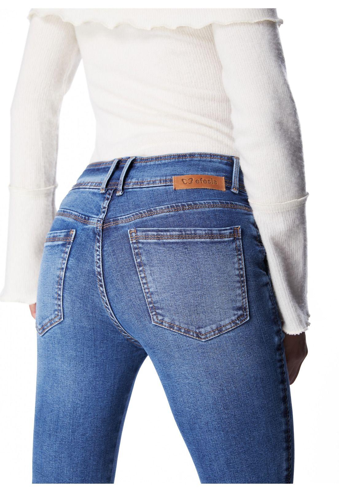 JEANS MACEIO FLARE PRETINA ANCHA C/ LAZO AZUL-4
