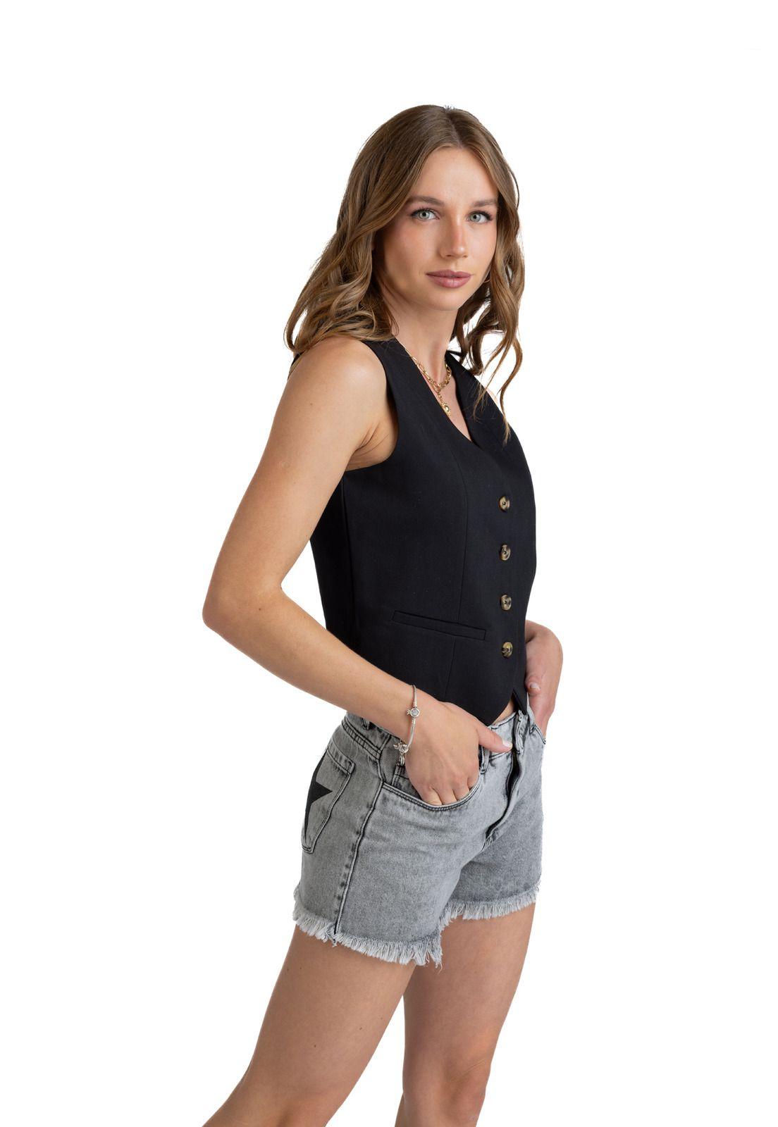 VEST GILL BOTONES NEGRO EFESIS-2