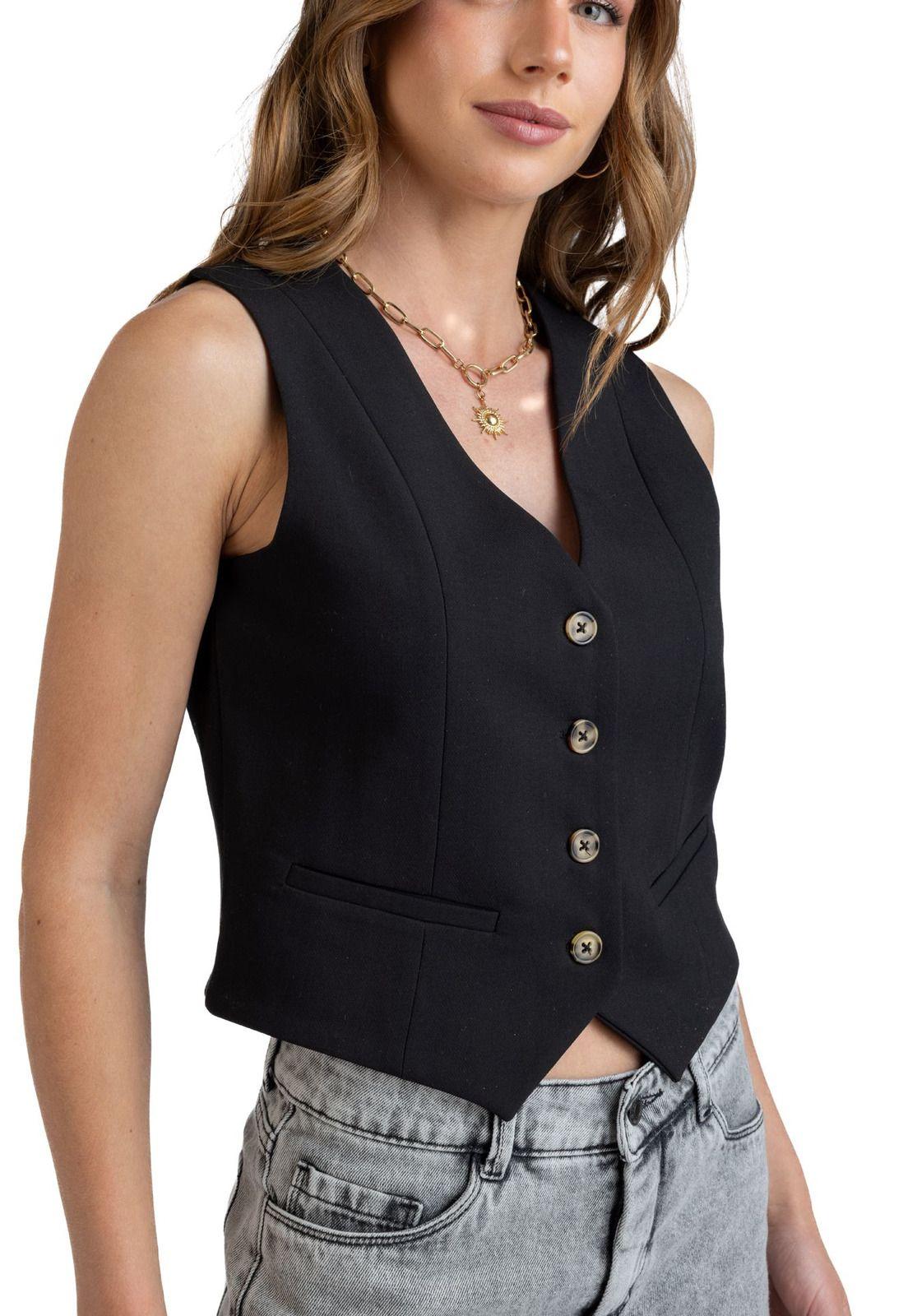 VEST GILL BOTONES NEGRO EFESIS-4