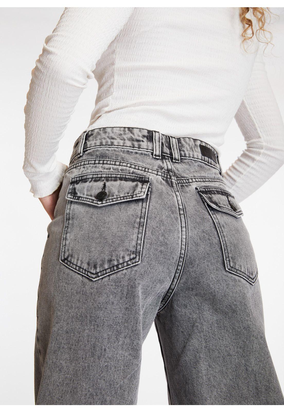 Jeans Deka Palazzo Gravillado Negro Efesis-3