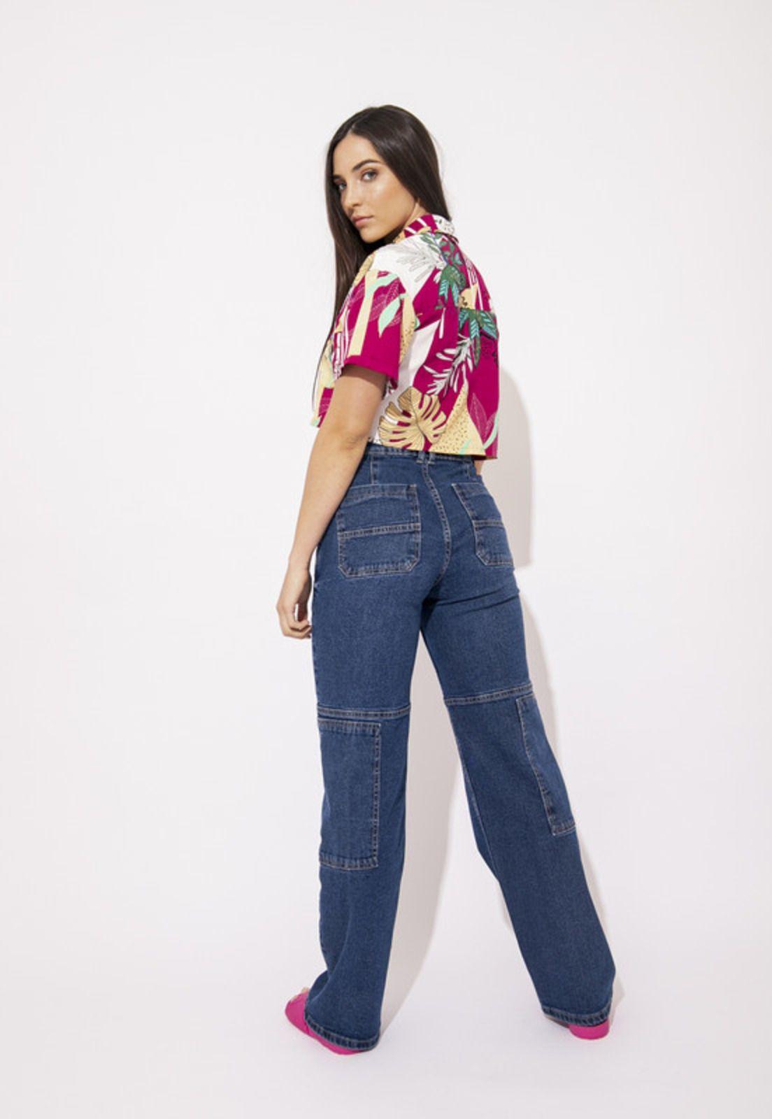 CAMISA GUAYABERA CROP ALYA MULTICOLOR-2