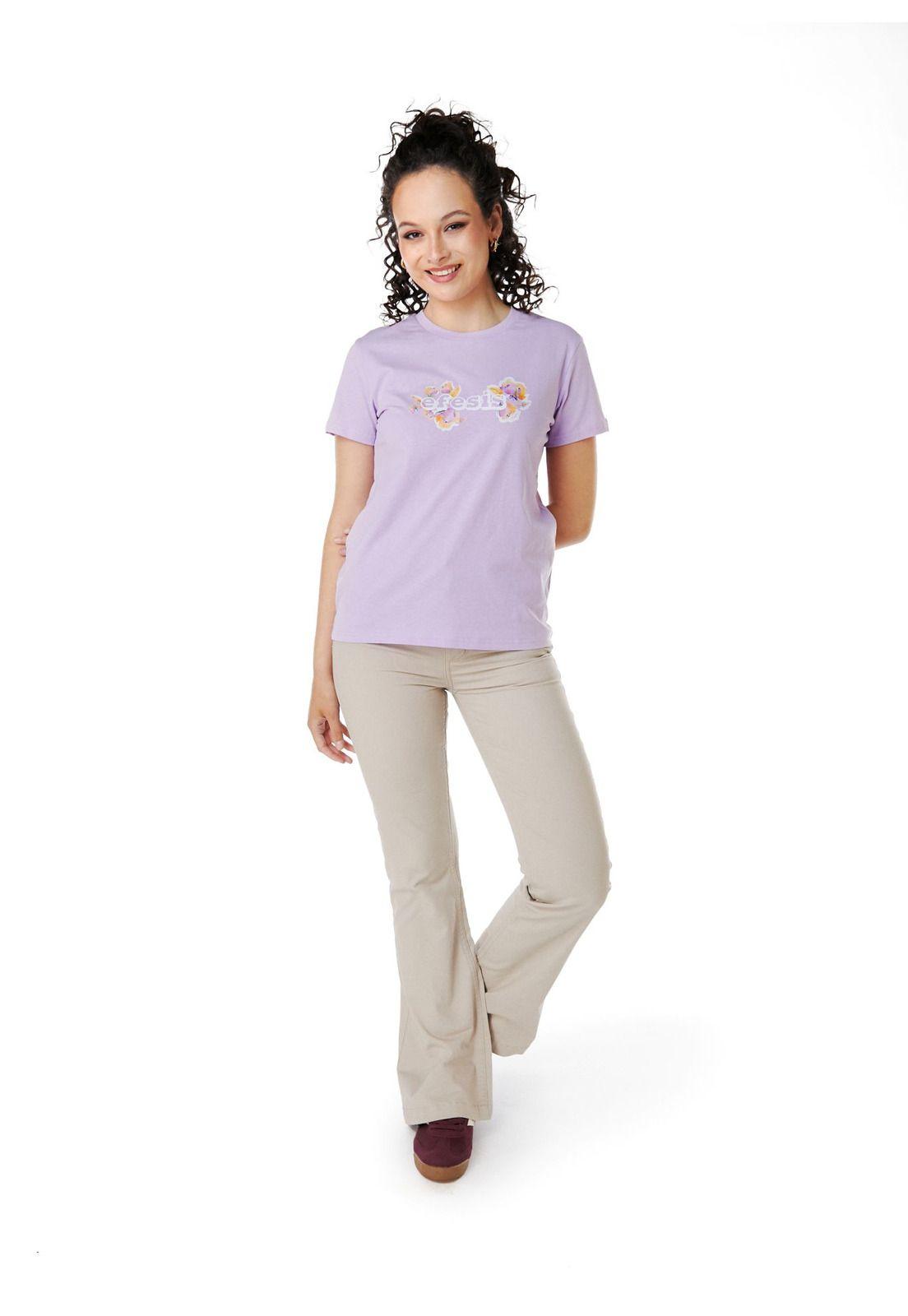 POLERA GIOVY REGULAR ESTAMPADO LILA EFESIS-0