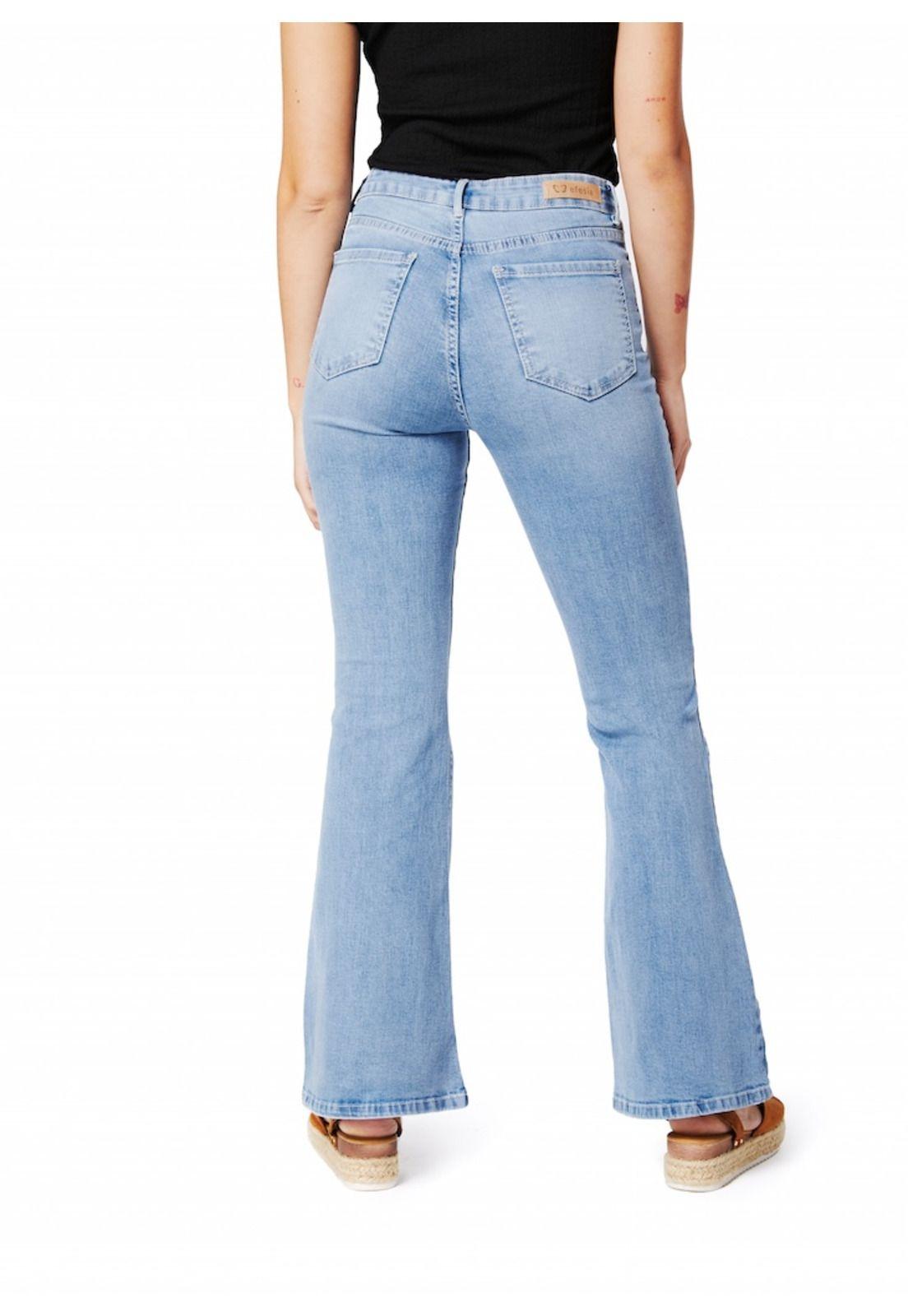 JEANS CASALS FLARE TIRO MEDIO BASICO-2