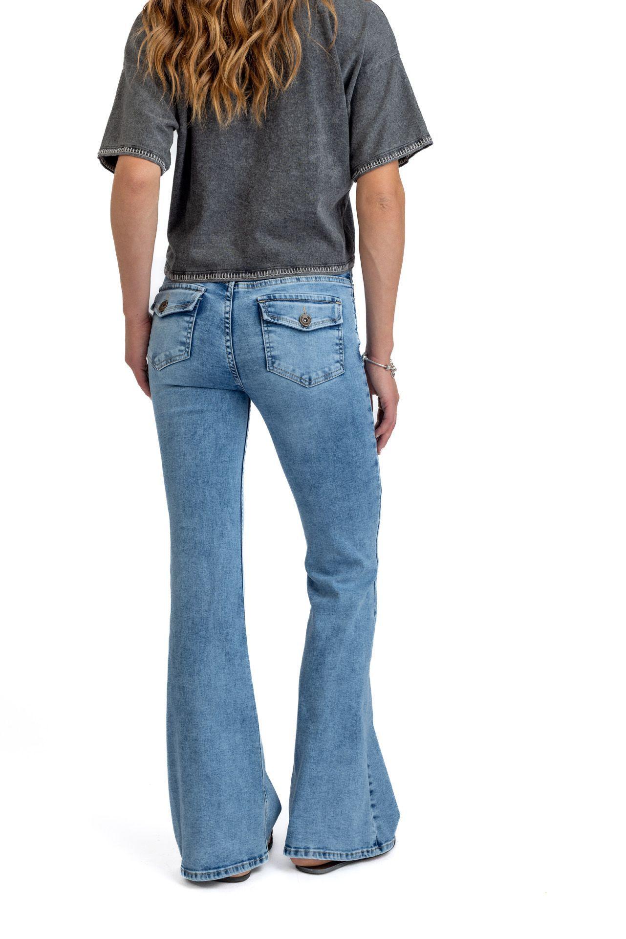 JEANS FEEL LIGHT FLARE BOLSILLO C/ TAPETAS-3