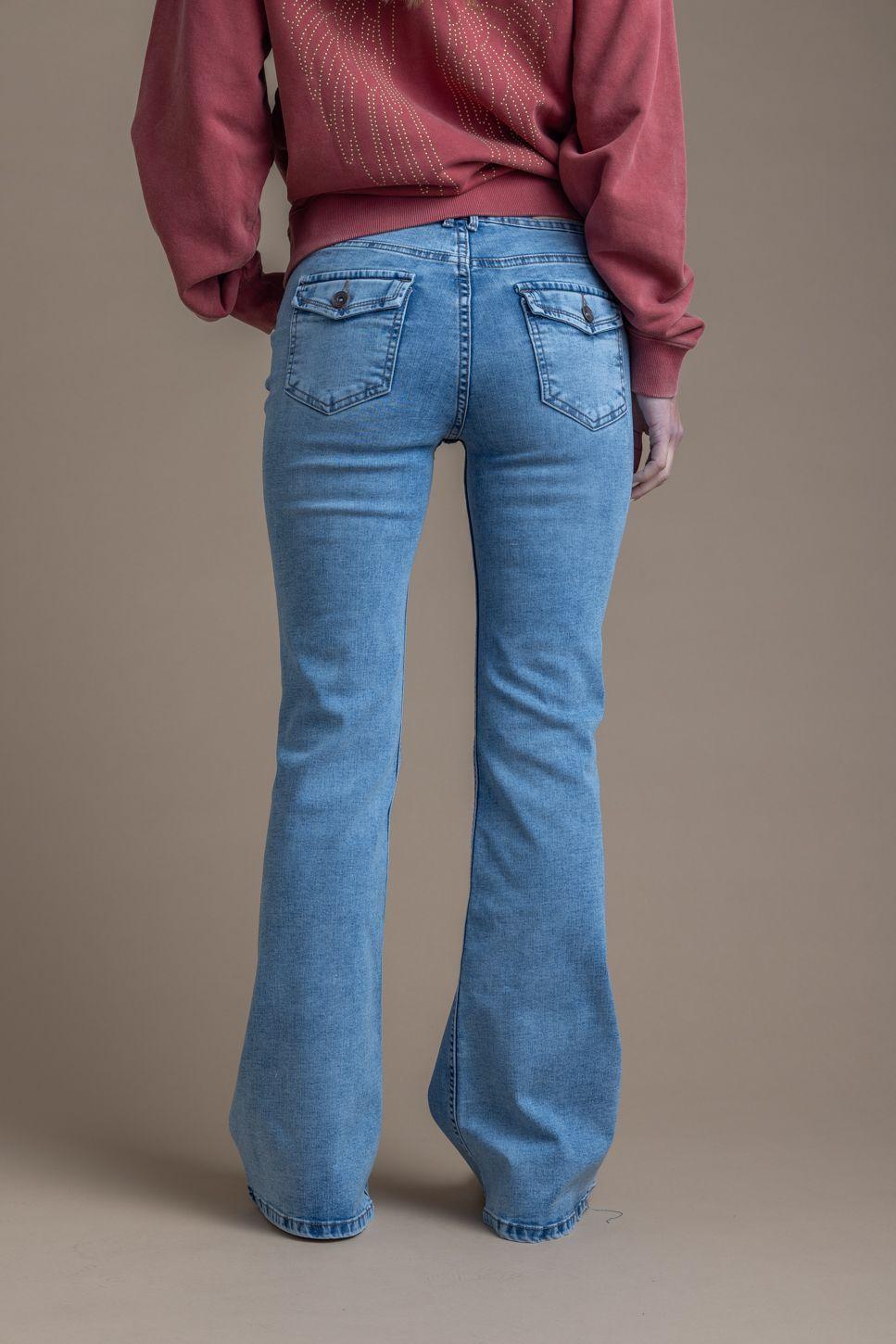 JEANS FEEL LIGHT FLARE BOLSILLO C/ TAPETAS-3