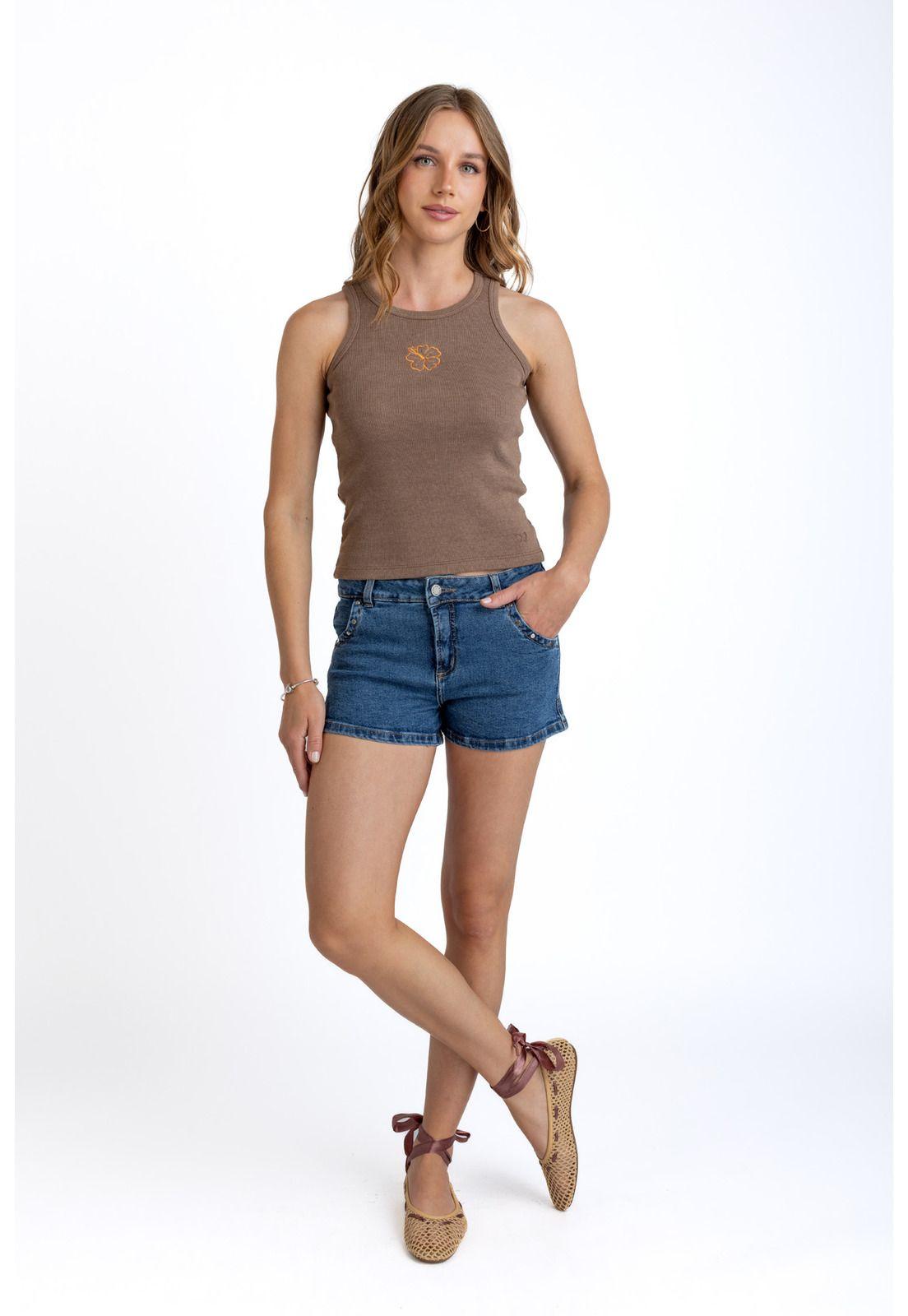 MICROSHORT ELEVORO TACHAS AZUL EFESIS-0