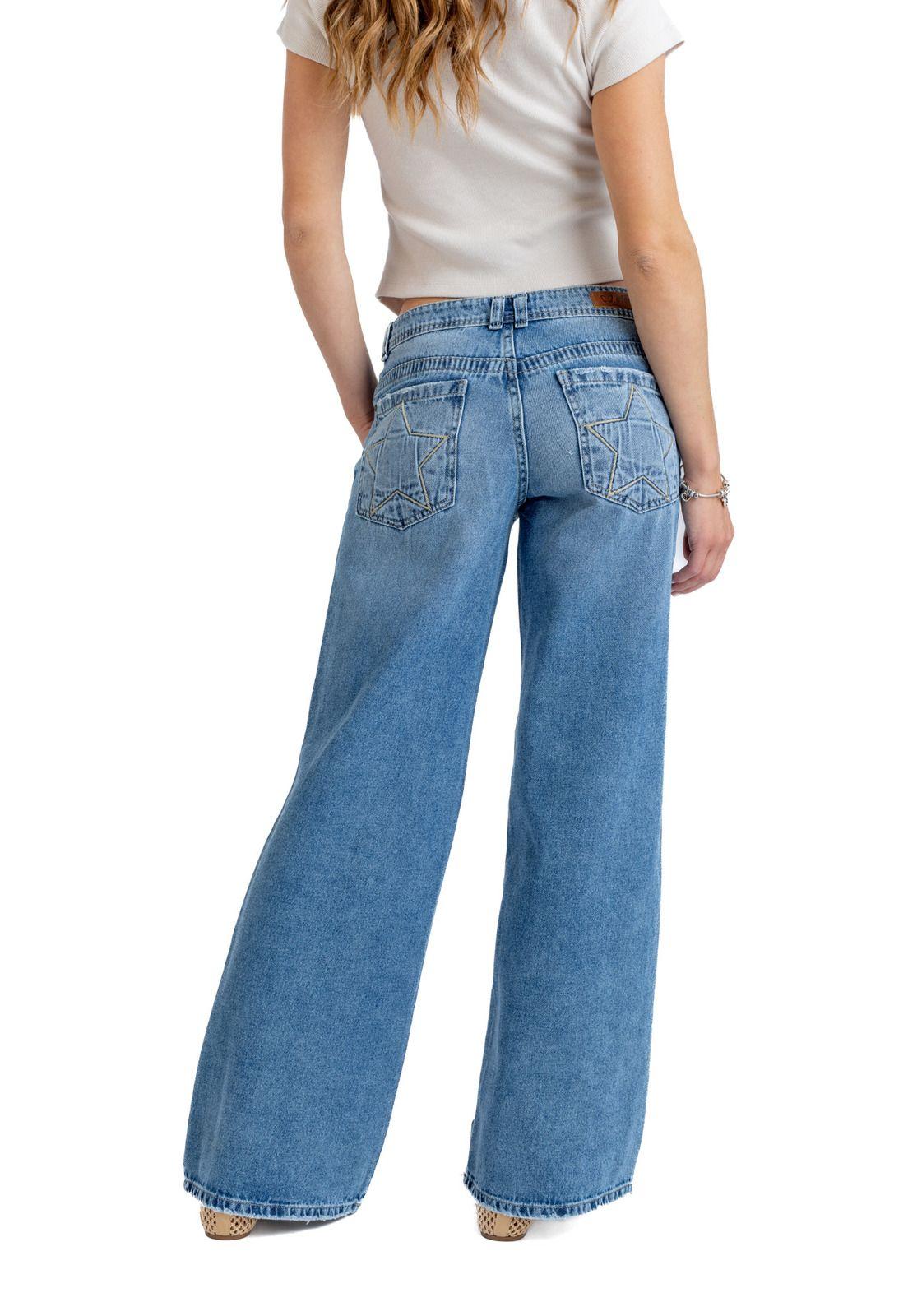 JEANS PUFF WIDE BOLSILLO C/ ESTRELLA AZUL EFESIS-3