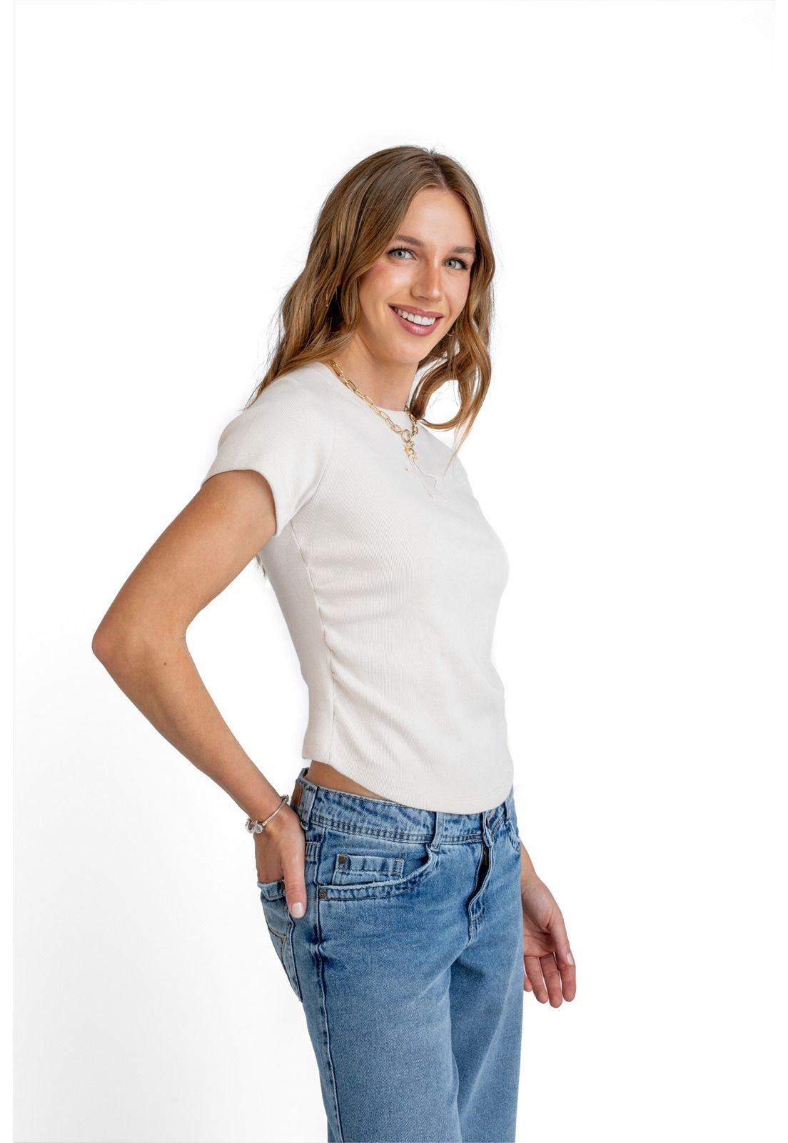 POLERA JIM REGULAR RECOGIDO EN COSTADOS BEIGE EFESIS-2