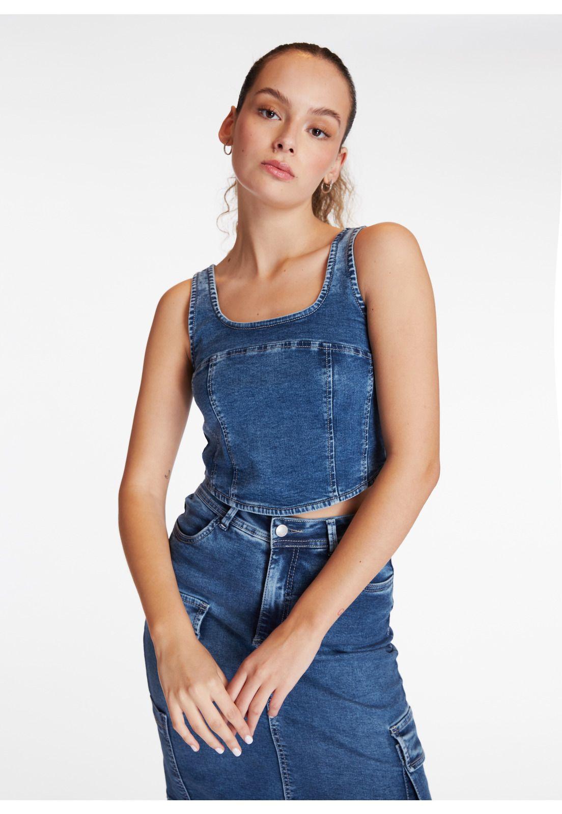 Corset Kika Cortes Azul Efesis-1