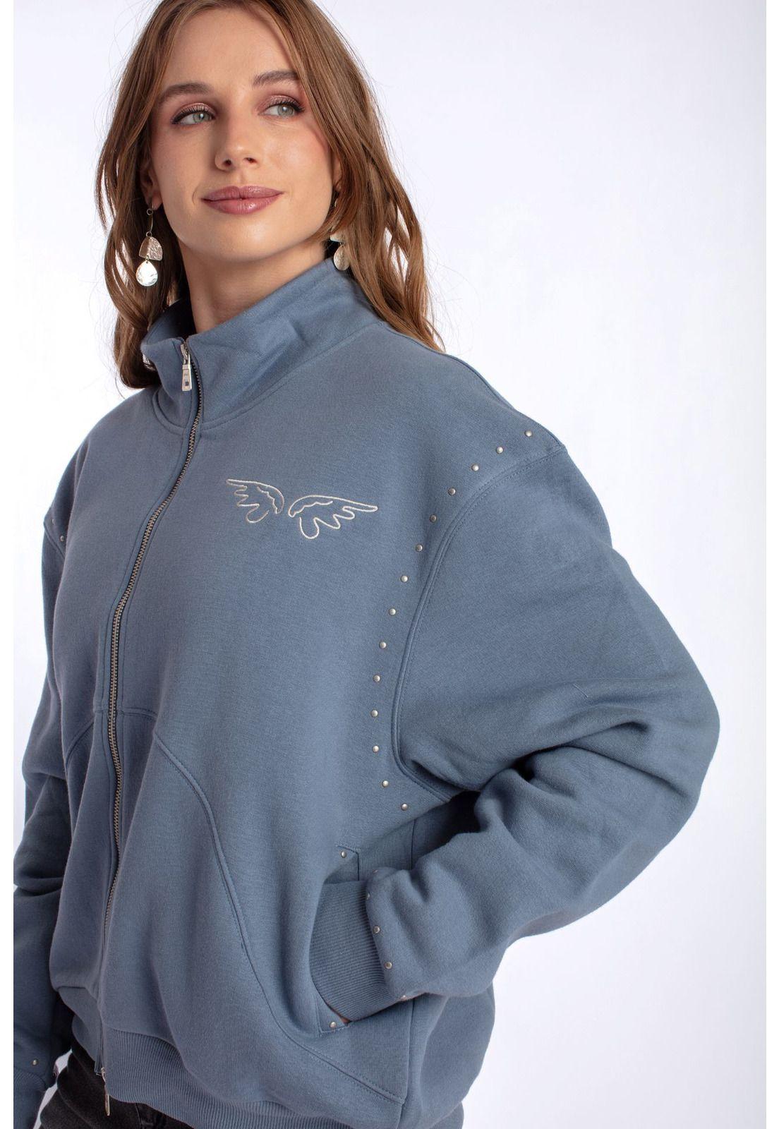 POLERON ROCA OVERSIZE TACHAS AZUL EFESIS-2