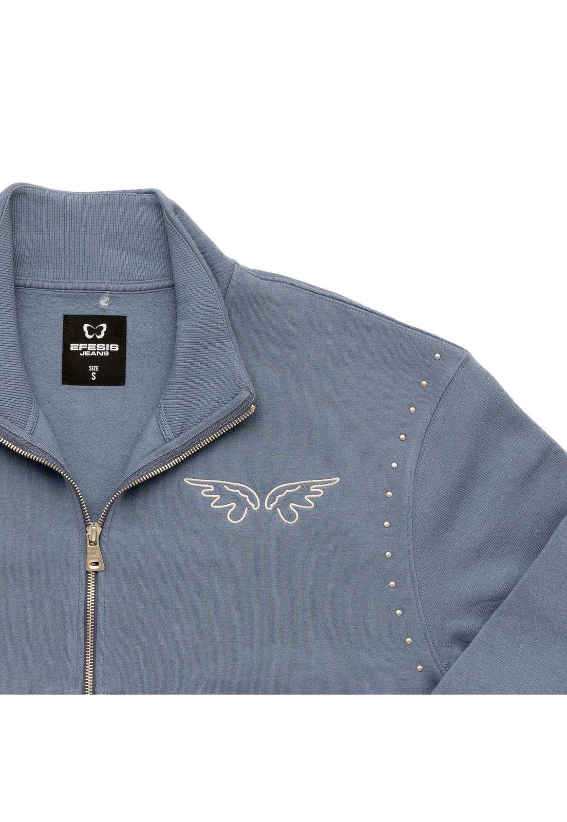 POLERON ROCA OVERSIZE TACHAS AZUL EFESIS-5