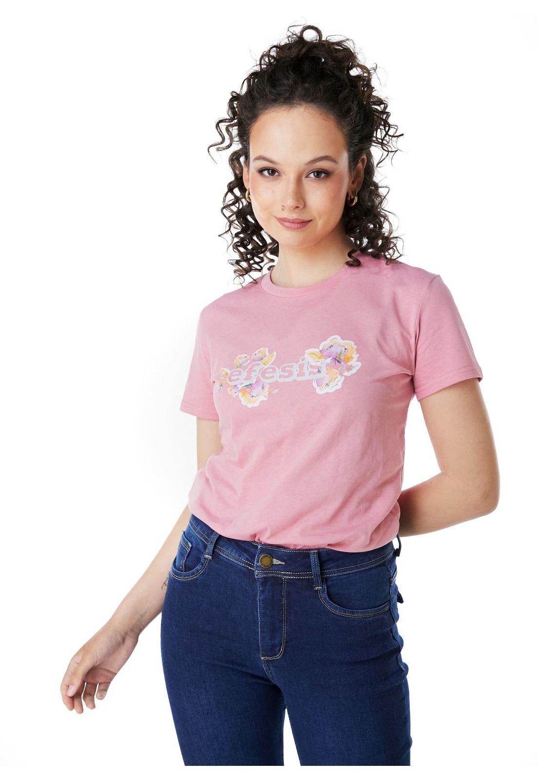 POLERA GIOVY REGULAR ESTAMPADO ROSAD0 EFESIS-1