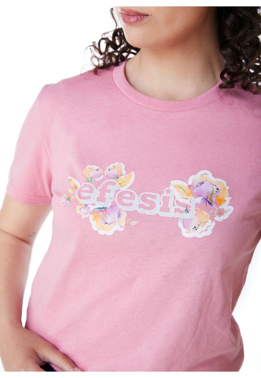 POLERA GIOVY REGULAR ESTAMPADO ROSAD0 EFESIS-4