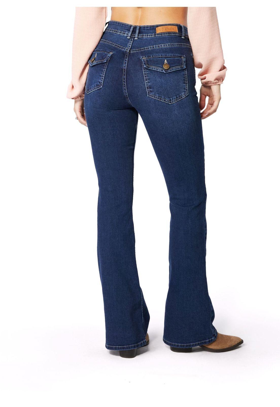 JEANS FEEL FLARE BOLSILLO C/ TAPETAS AZUL EFESIS-4