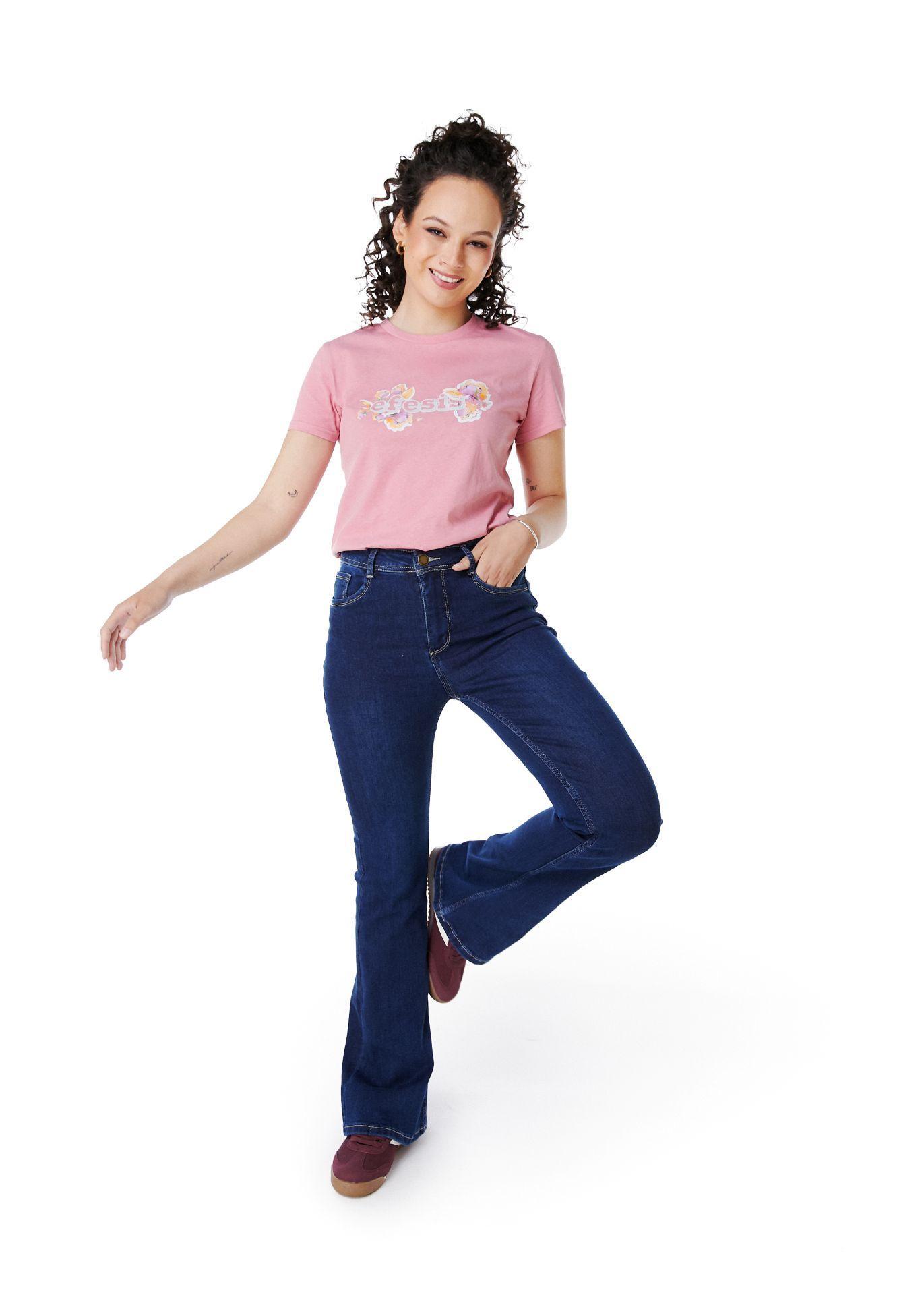 JEANS FEEL FLARE BOLSILLO C/ TAPETAS AZUL EFESIS-0