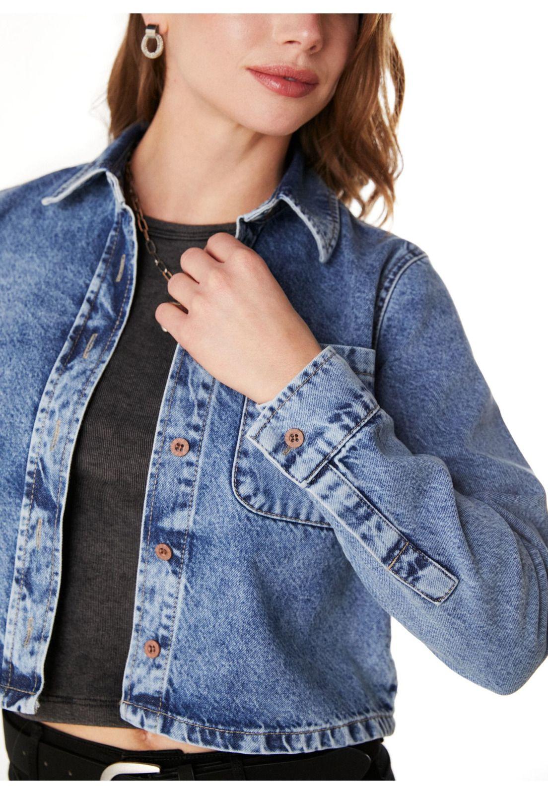 SOBRECAMISA KAI REGULAR CROP AZUL EFESIS-4