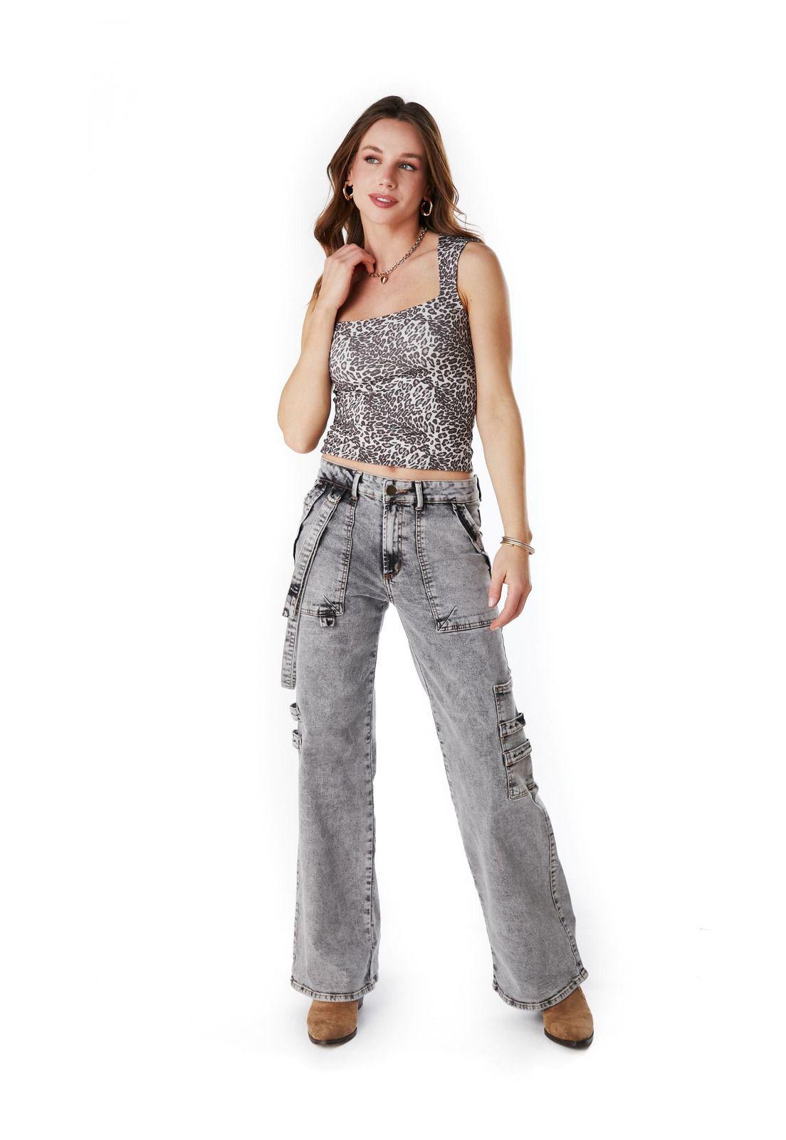 POLERA KYLE CROP ABERTURA ESPALDA ANIMAL PRINT CAFÉ EFESIS-0