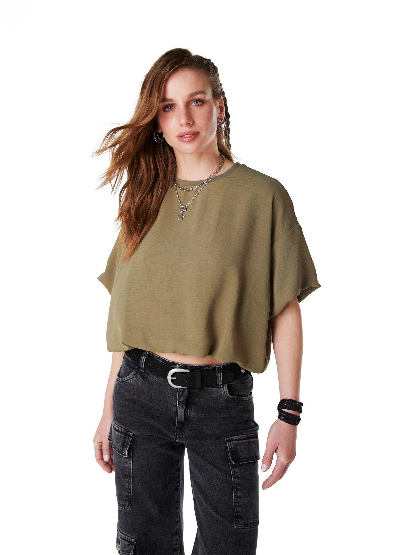 Polera Ebbe Oversize Globo Verde Efesis-2