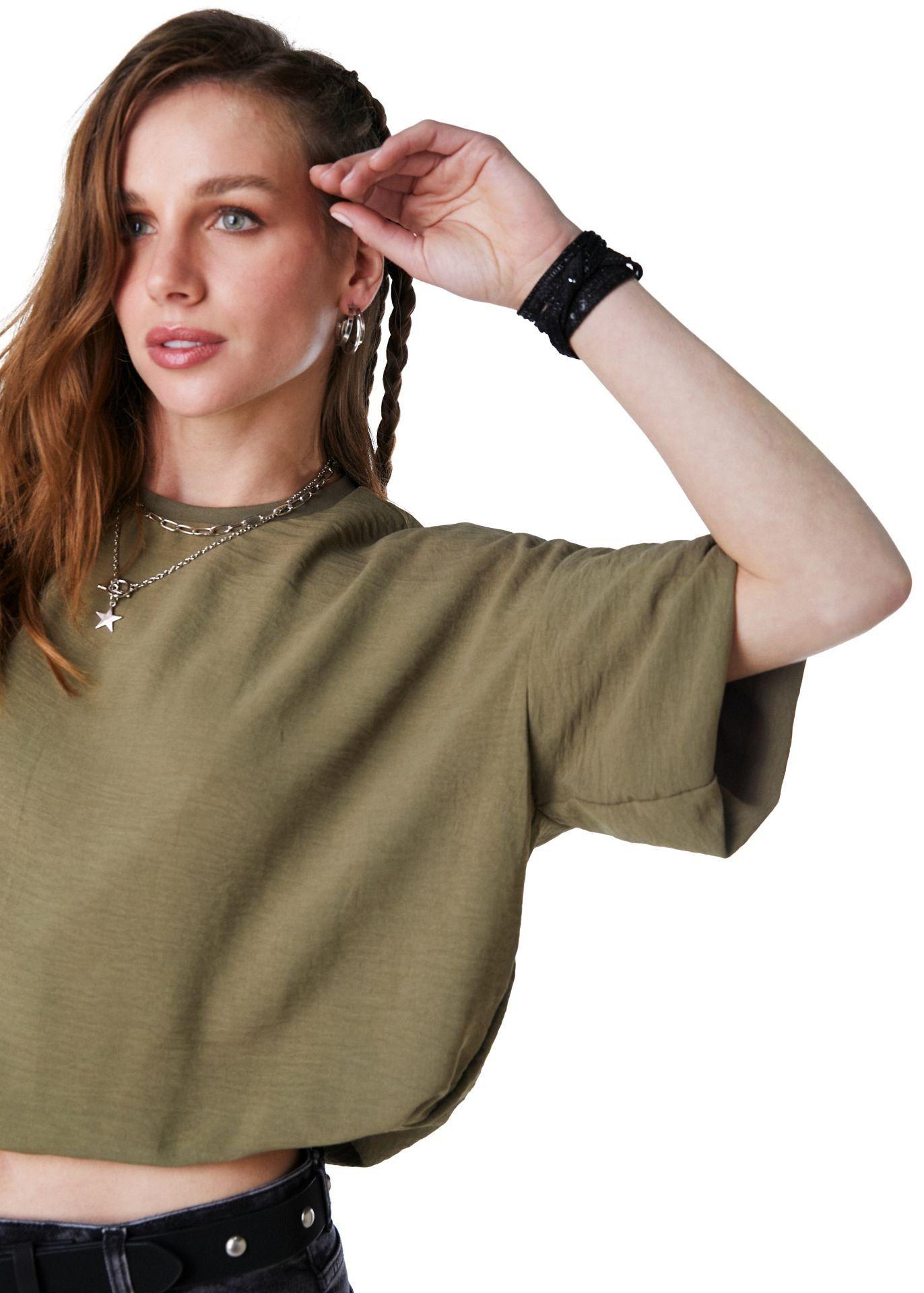 Polera Ebbe Oversize Globo Verde Efesis-5