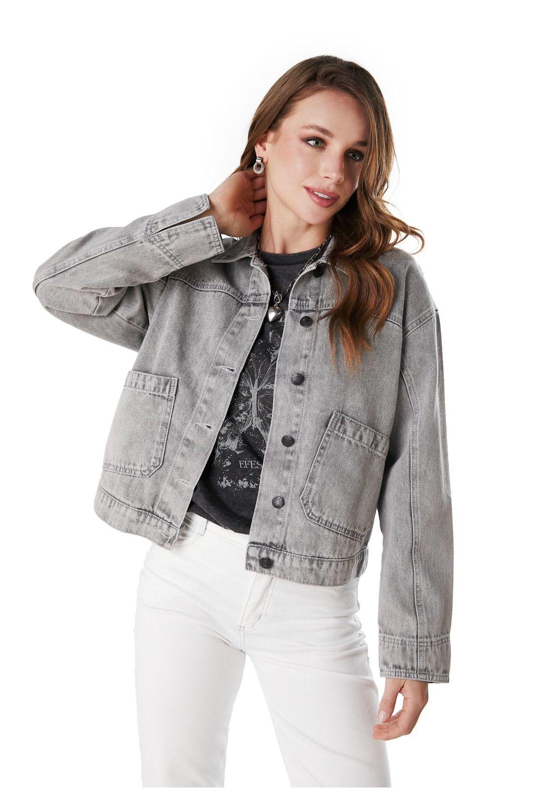 CHAQUETA KODA OVERSIZE CROP GRAVILLADA NEGRO EFESIS-2