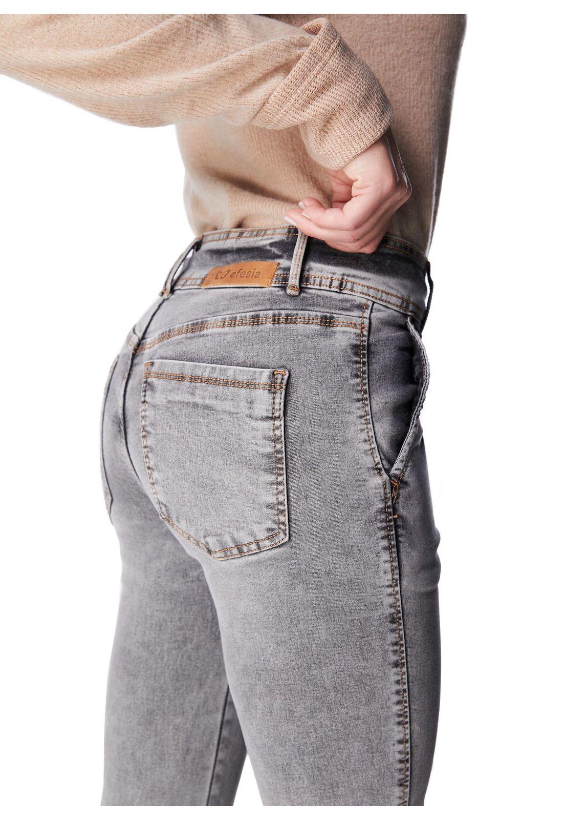 JEANS MACEIO FLARE PRETINA ANCHA C/ LAZO GRIS-4