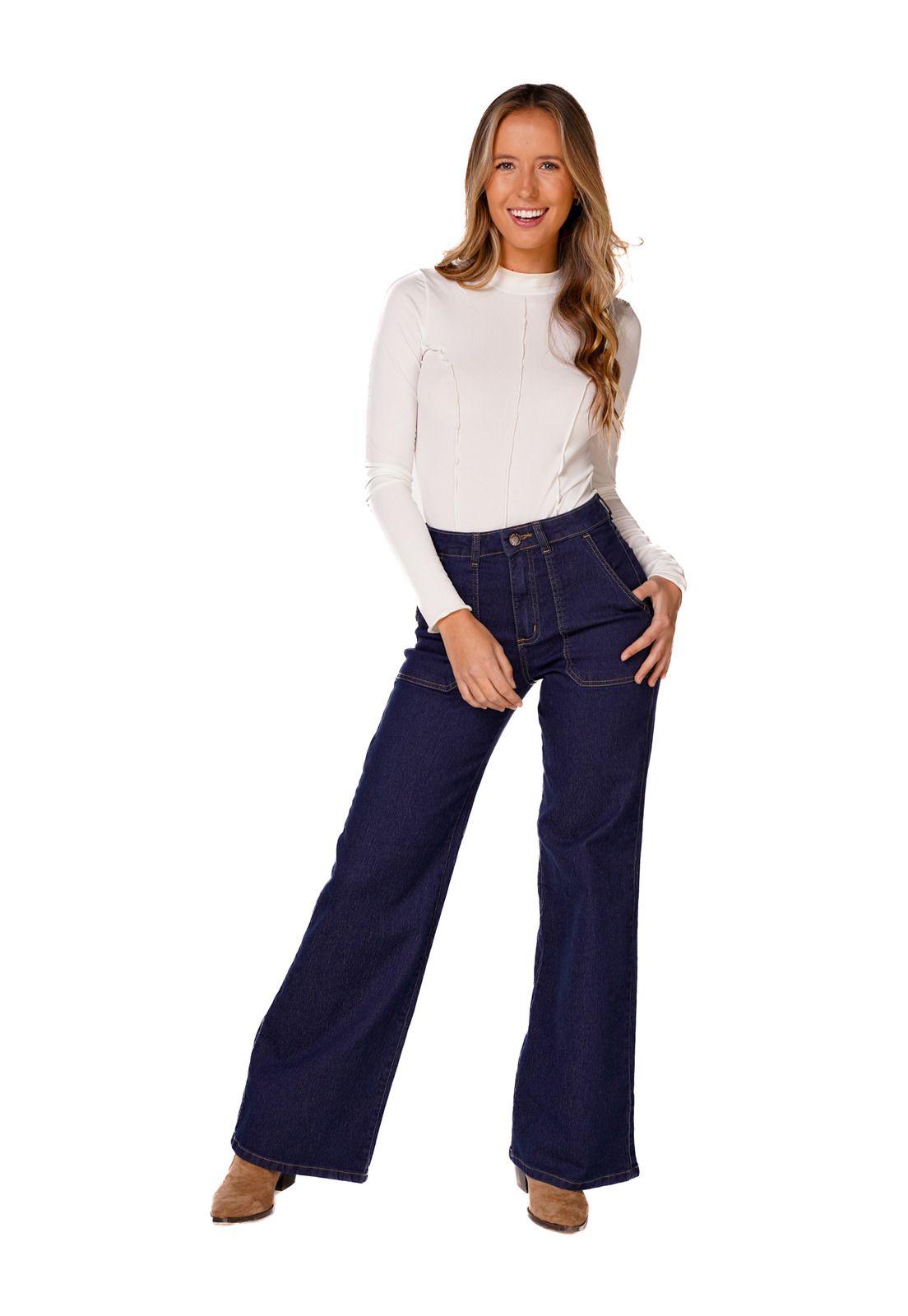 JEANS ROSE PALAZZO -0