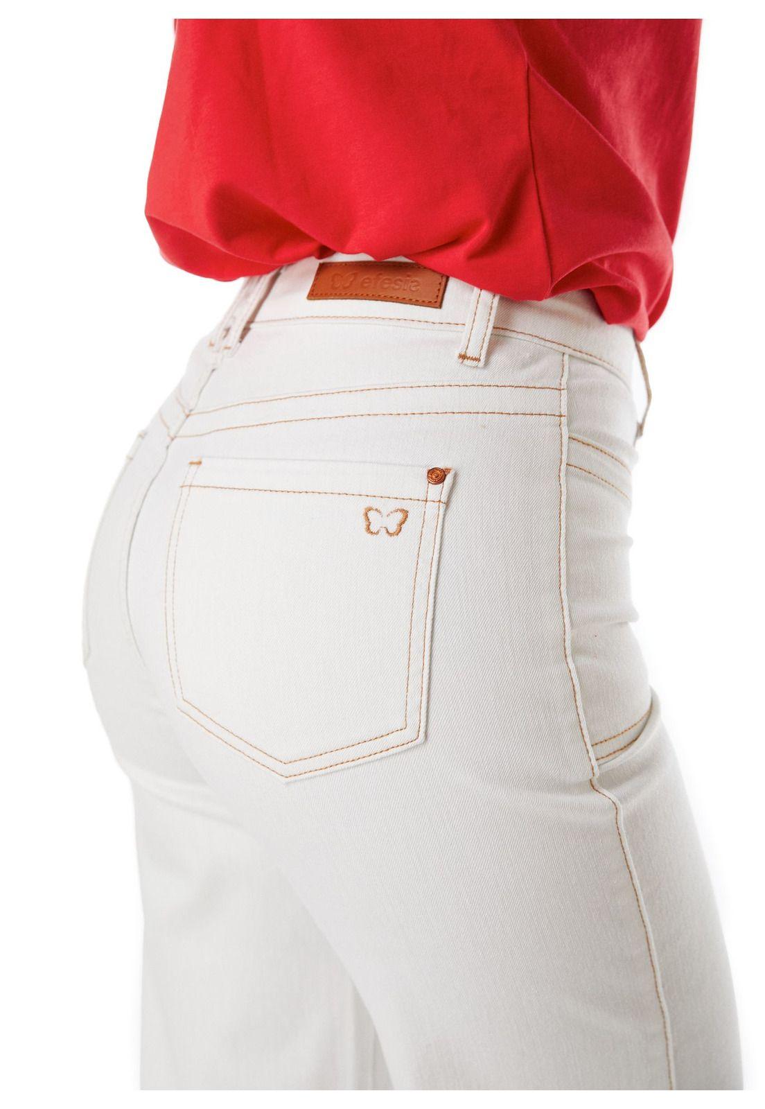 PANTALON PIRAGI PALAZZO BOLSILLO INCRUSTADO BLANCO EFESIS-4