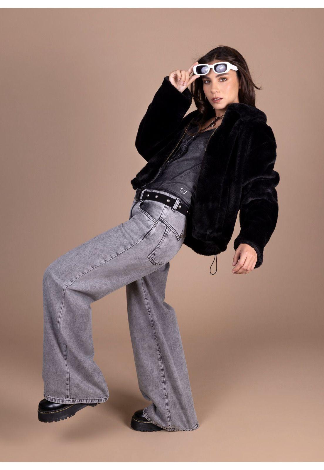 JEANS ACRUX PALAZZO ALTURA C/ TAPETAS GRIS EFESIS-0