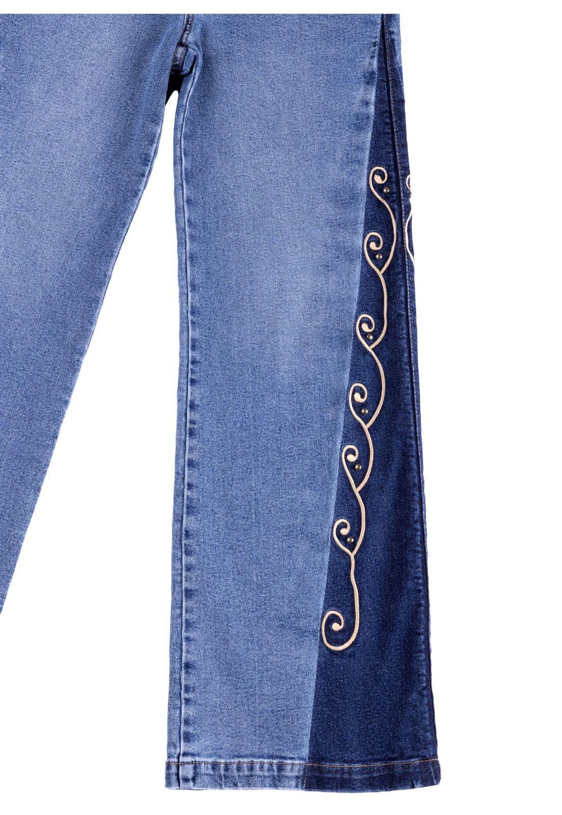 JEANS VIRGO PALAZZO BORDADO Y TACHAS AZUL EFESIS-6