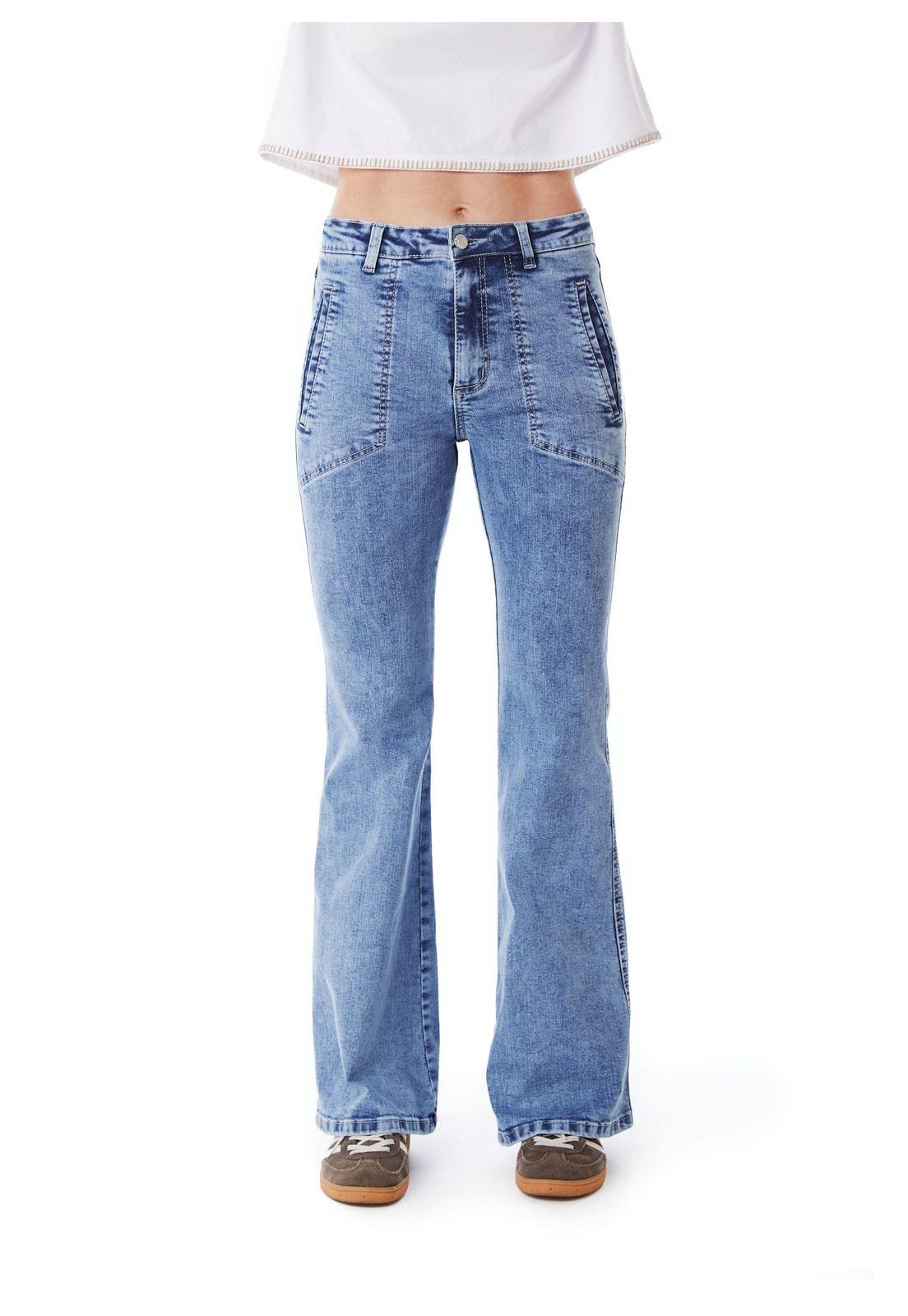 JEANS CLAUS FLARE BOLSILLO VIVO INTERIOR AZUL EFESIS-1