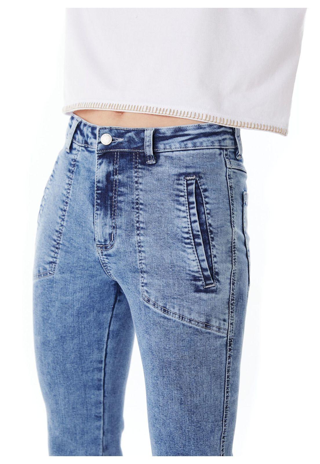 JEANS CLAUS FLARE BOLSILLO VIVO INTERIOR AZUL EFESIS-4