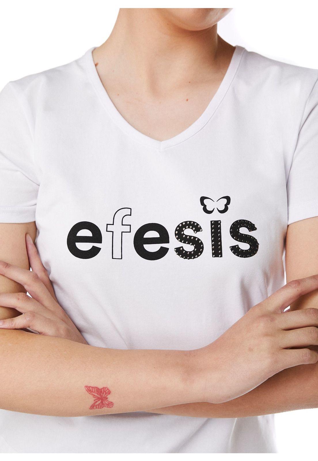 POLERA SARAI REGULAR ESTAMPADO Y TACHAS BLANCO EFESIS-4