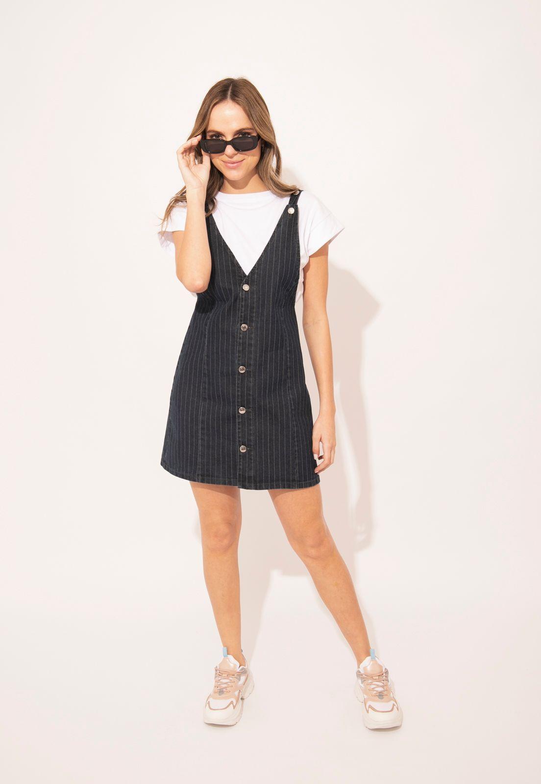 JUMPER JAZ TIPO VESTIDO C/ BOTONES-0
