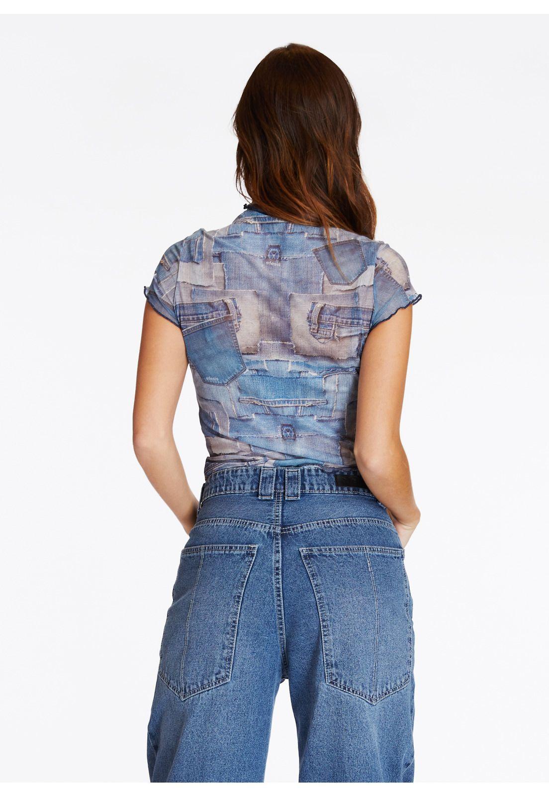 Polera Jania Crop Malla Denim Azul Efesis-3