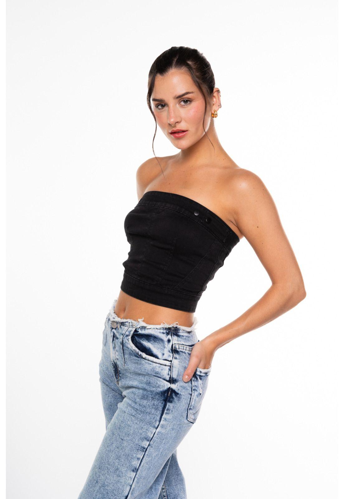 Corset Igna Strapless Negro Efesis-1