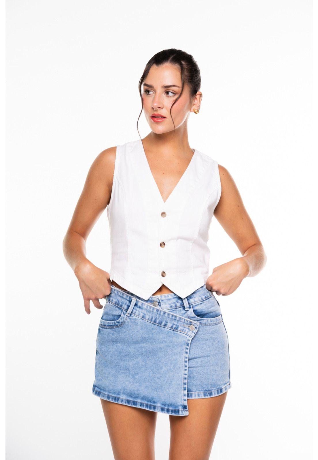 Falda Travis Skort Azul Efesis-1