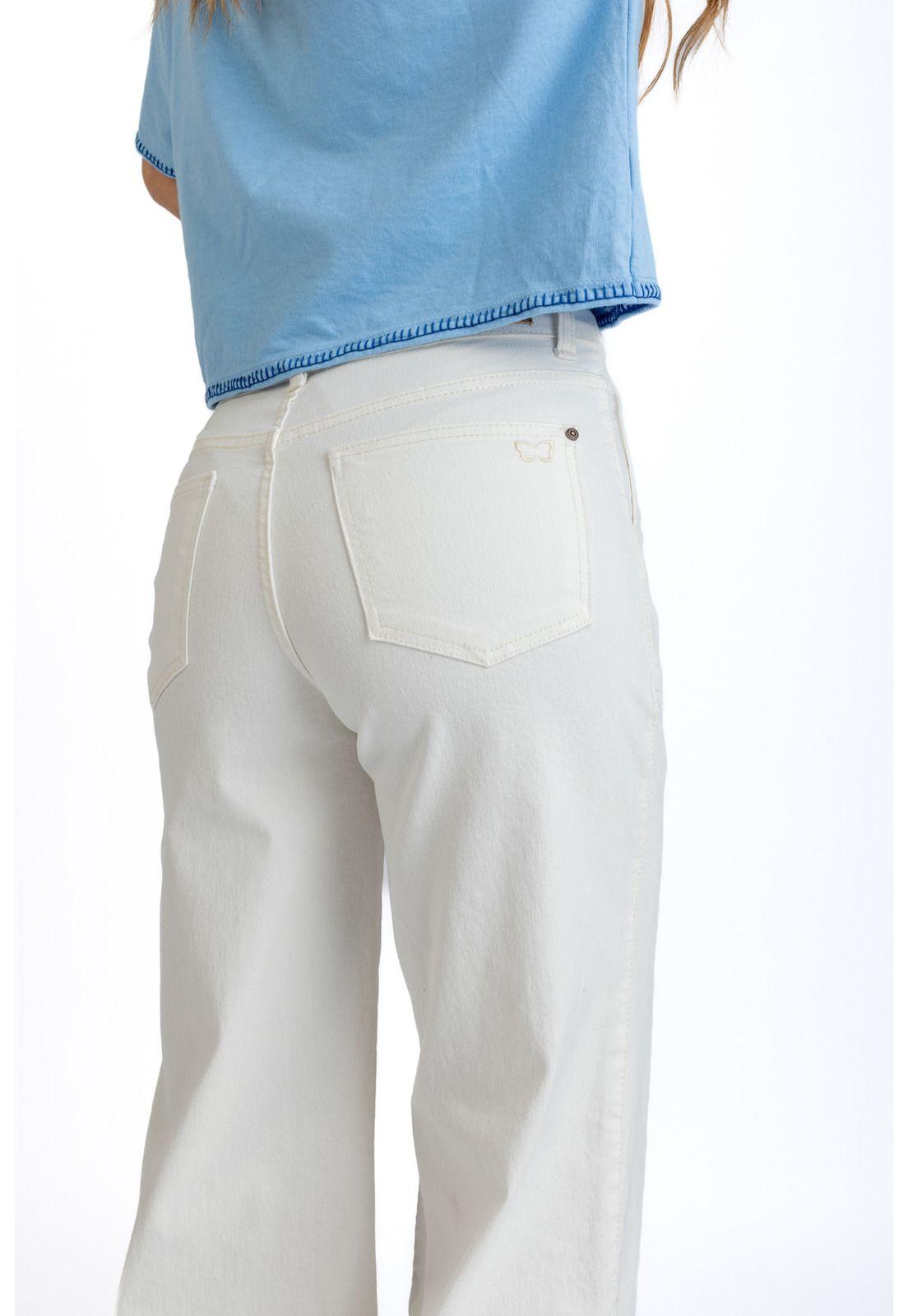 PANTALÓN ZOE PALAZZO BOLSILLO PARCHE BLANCO EFESIS-4